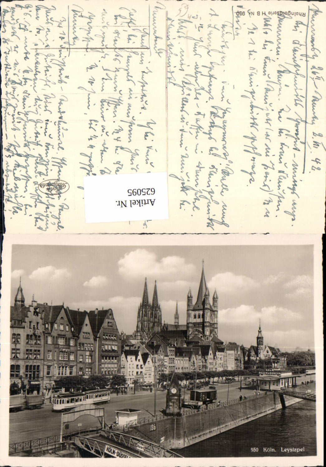 625095,Foto Ak Köln a. Rhein Leystapel Straßenbahn