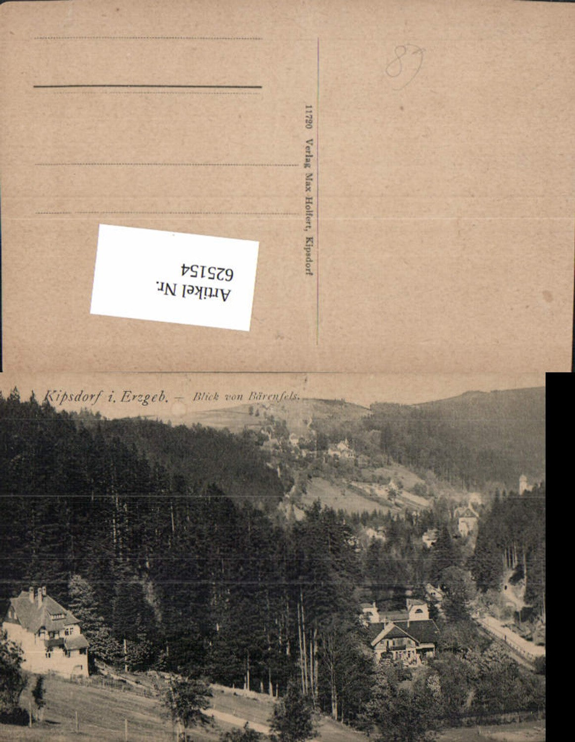 625154,Kipsdorf Altenberg Erzgebirg Blick v. Bärenfels