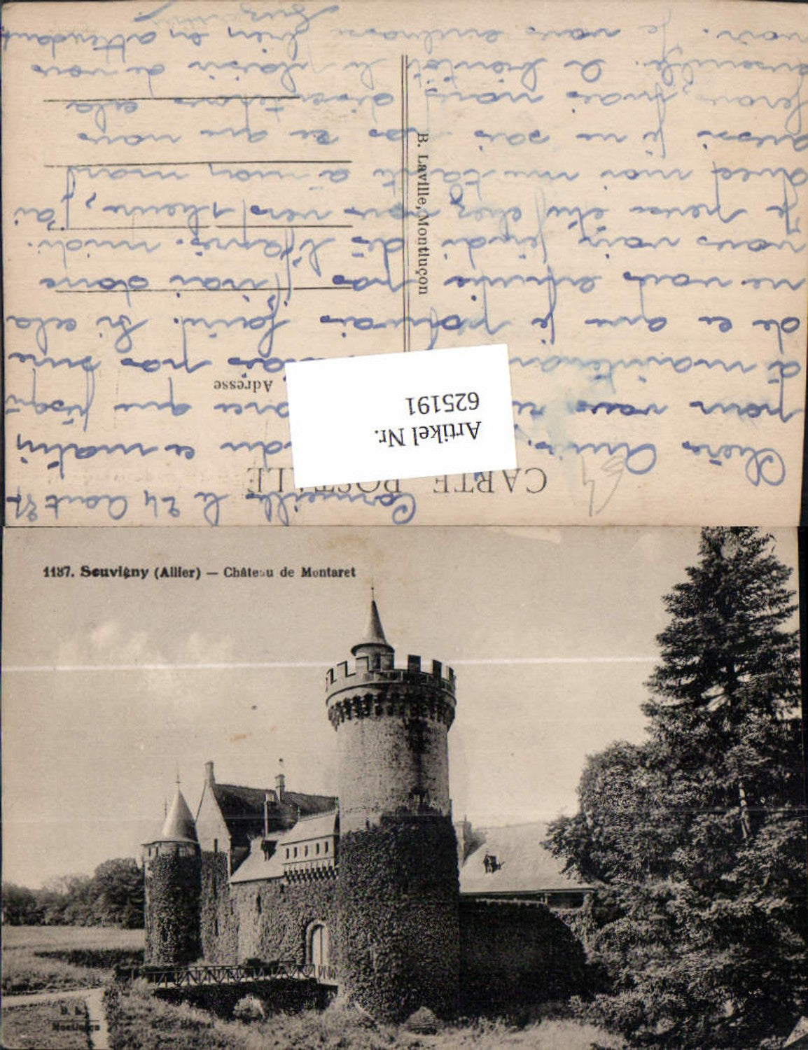 625191,Souvigny Allier Chateau de Montaret Schloss France