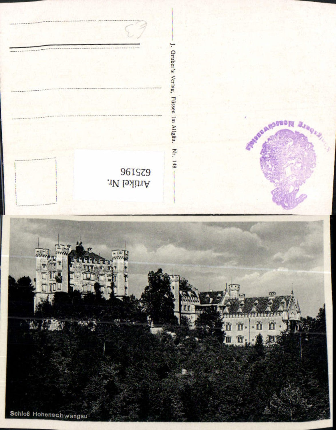 625196,Schwangau Schloss Hohenschwangau