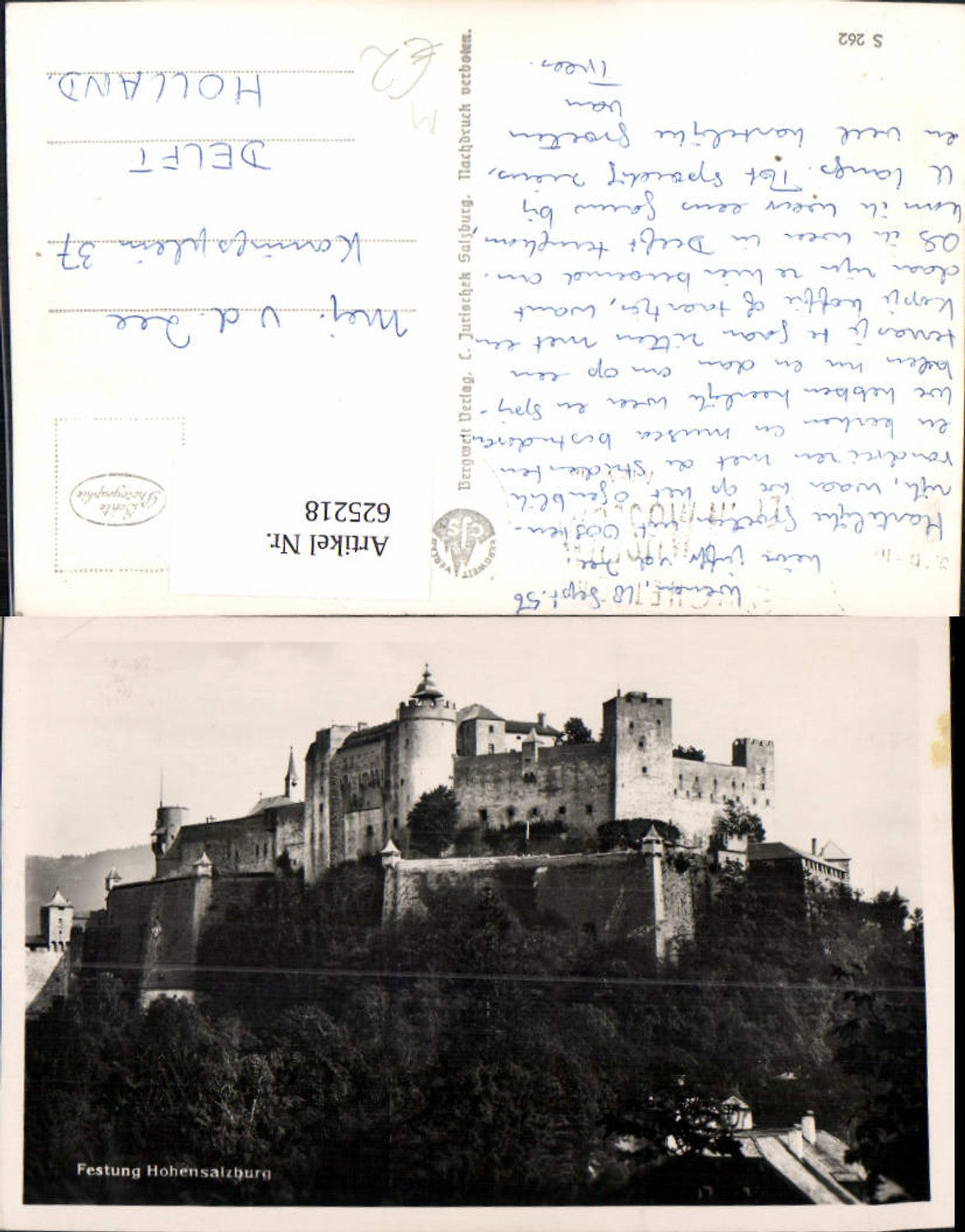 625218,Foto Ak Festung Hohensalzburg i. Salzburg