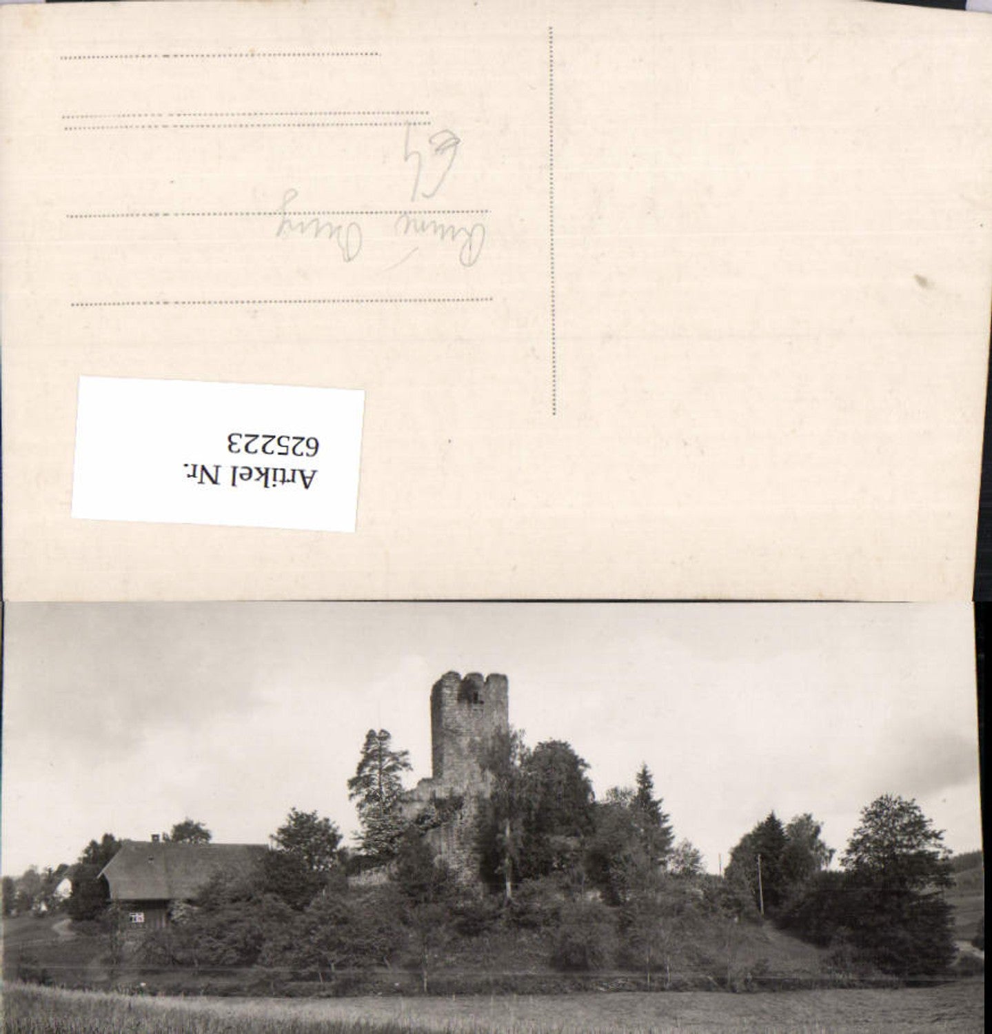625223,Foto Ak Ruine Burg