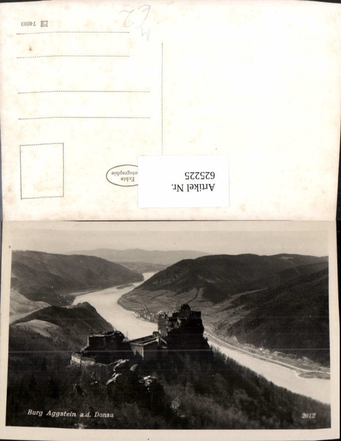 625225,Foto Ak Burg Aggstein a. d. Donau