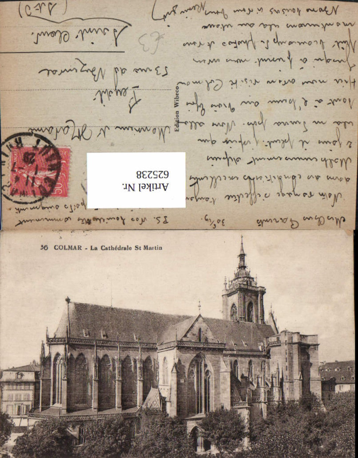 625238,Colmar La Cathedrale St Martin Kathedrale