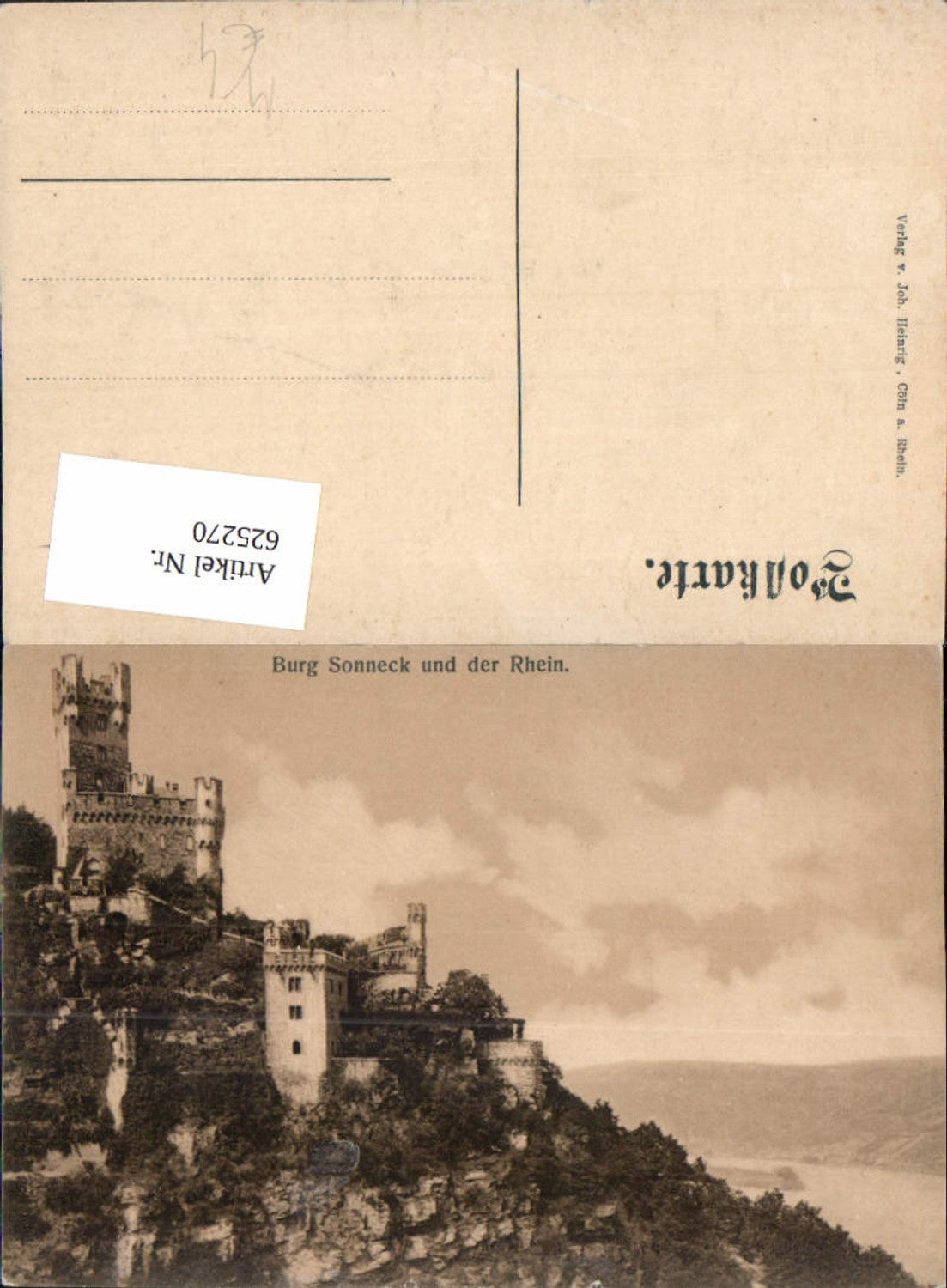 625270,Burg Sonneck u. d. Rhein