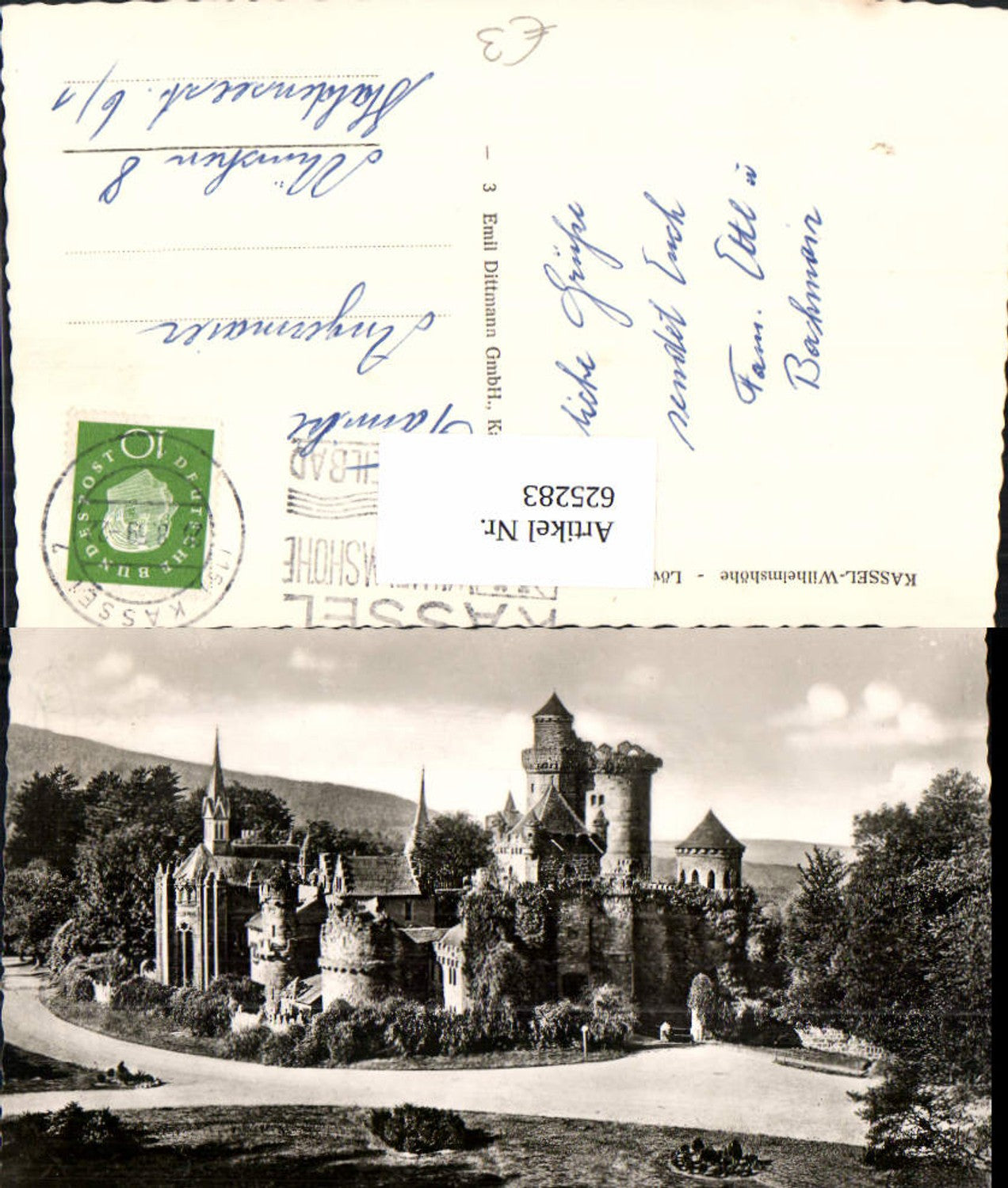 625283,Foto Ak Kassel Wilhelmshöhe Löwenburg