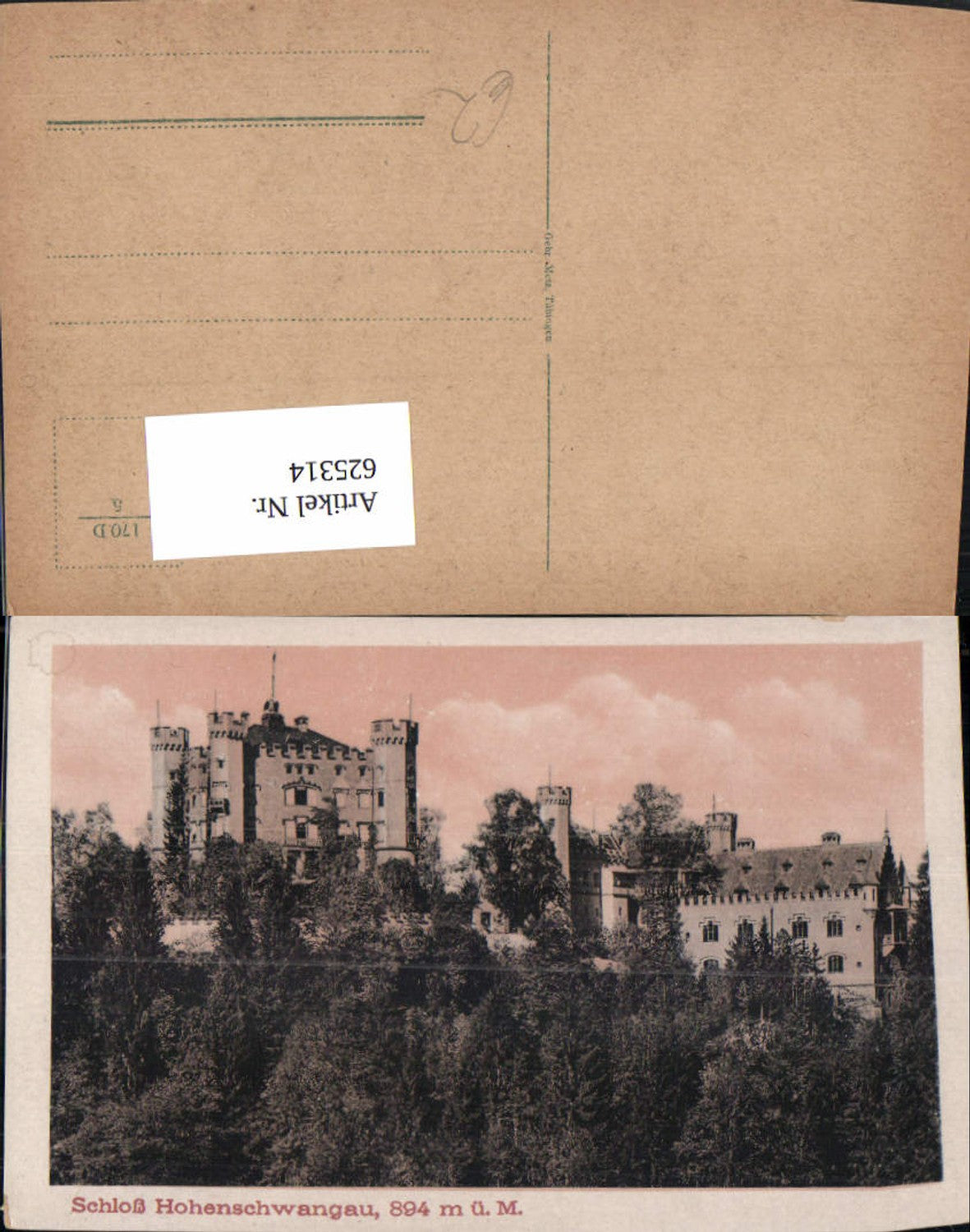 625314,Schwangau Schloss Hohenschwangau