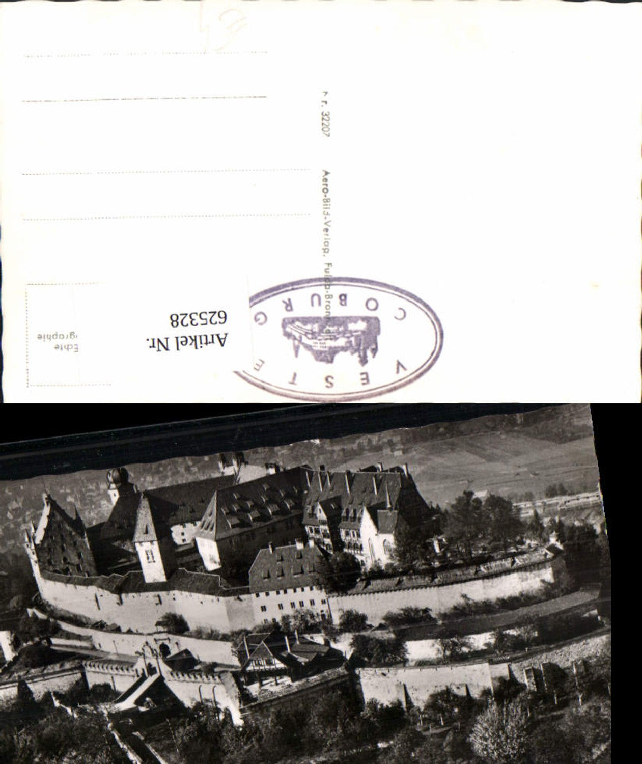 625328,Fliegeraufnahme Veste Coburg