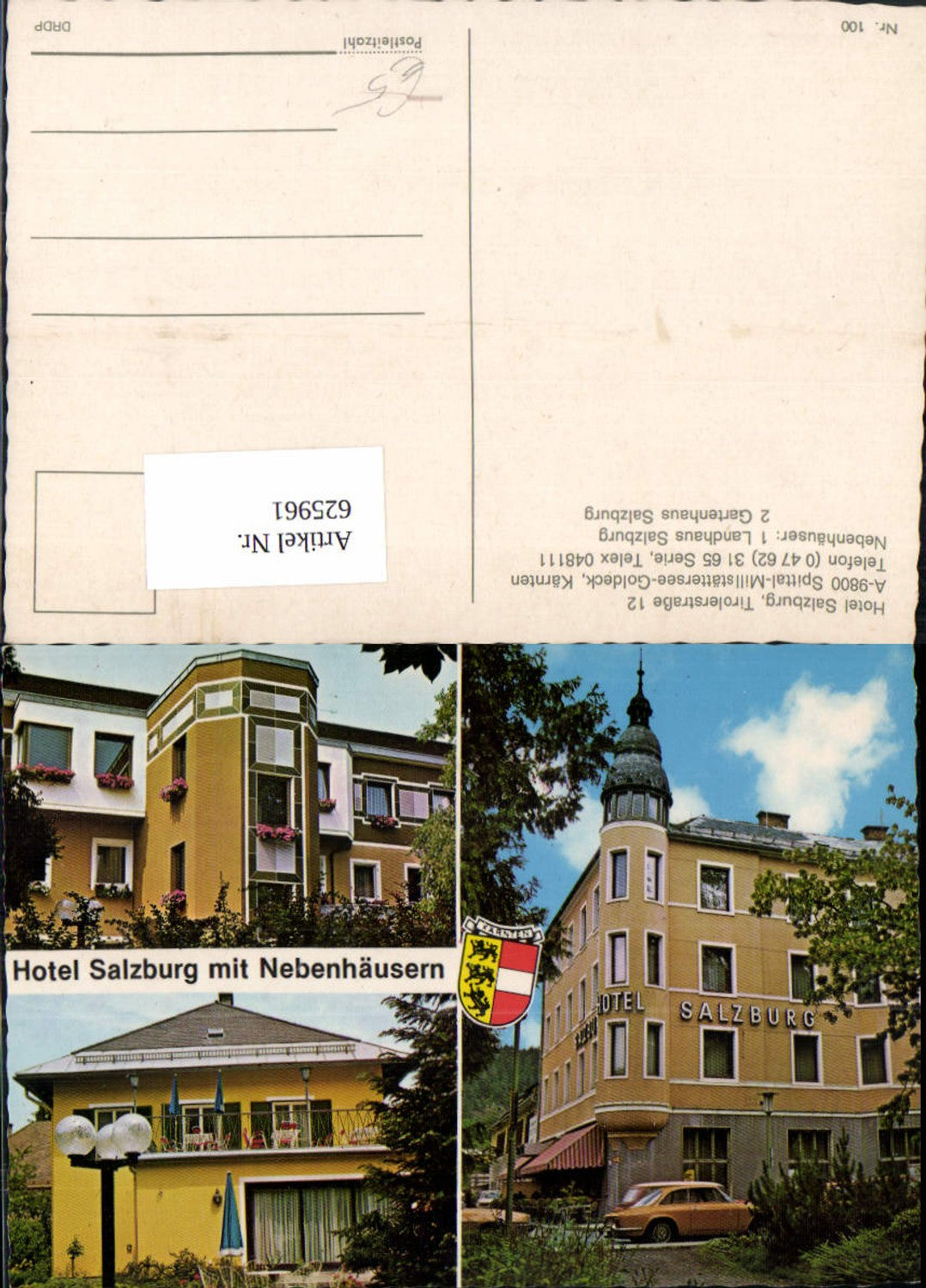 625961,Spittal an der Drau Goldeck Millstättersee Hotel Salzburg