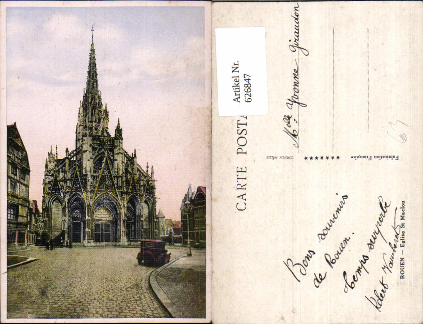 Alte Ansichtskarte – Old Postcard