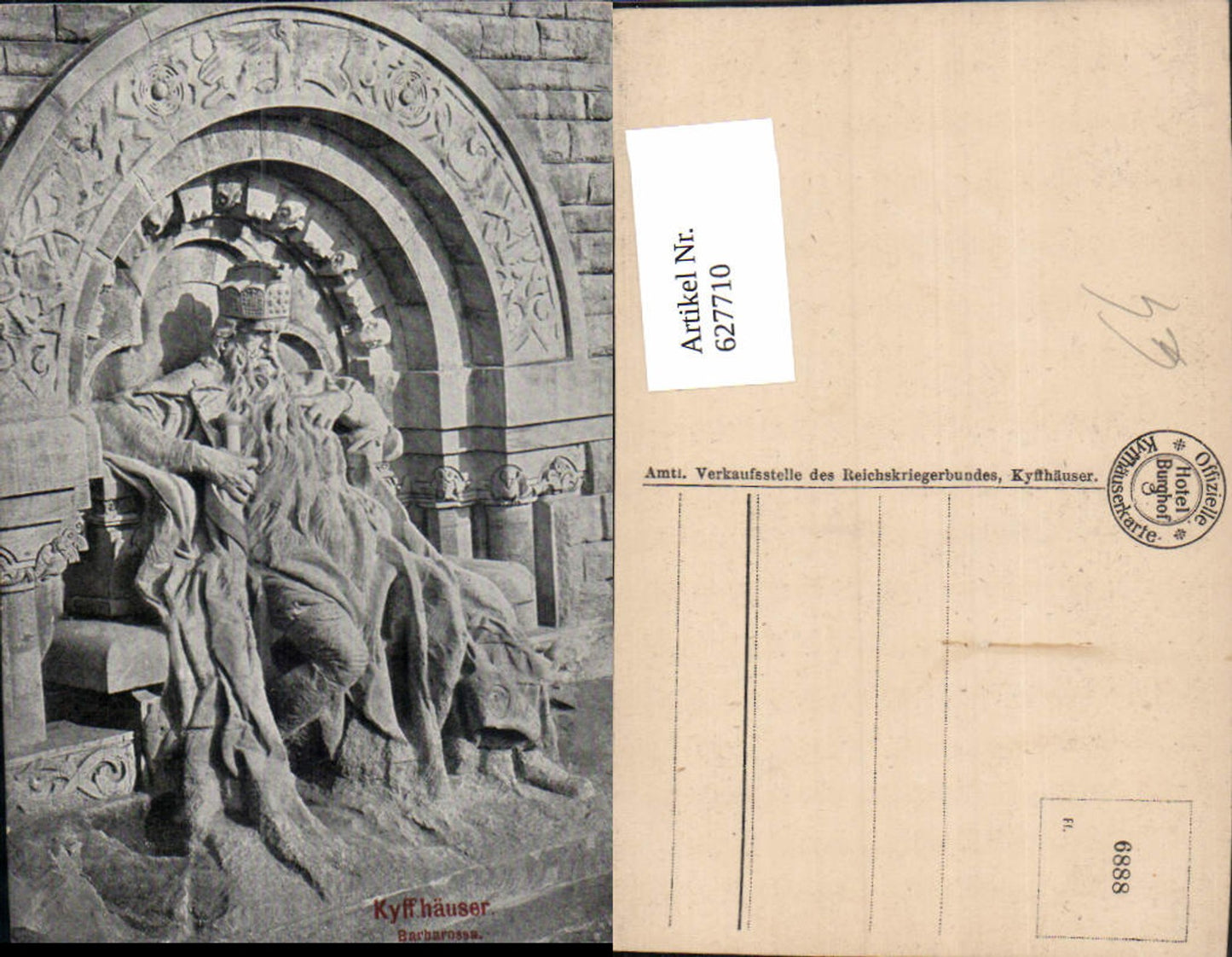 627710,Kyffhäuser Barbarossa Denkmal Monument Kyffhäuserland