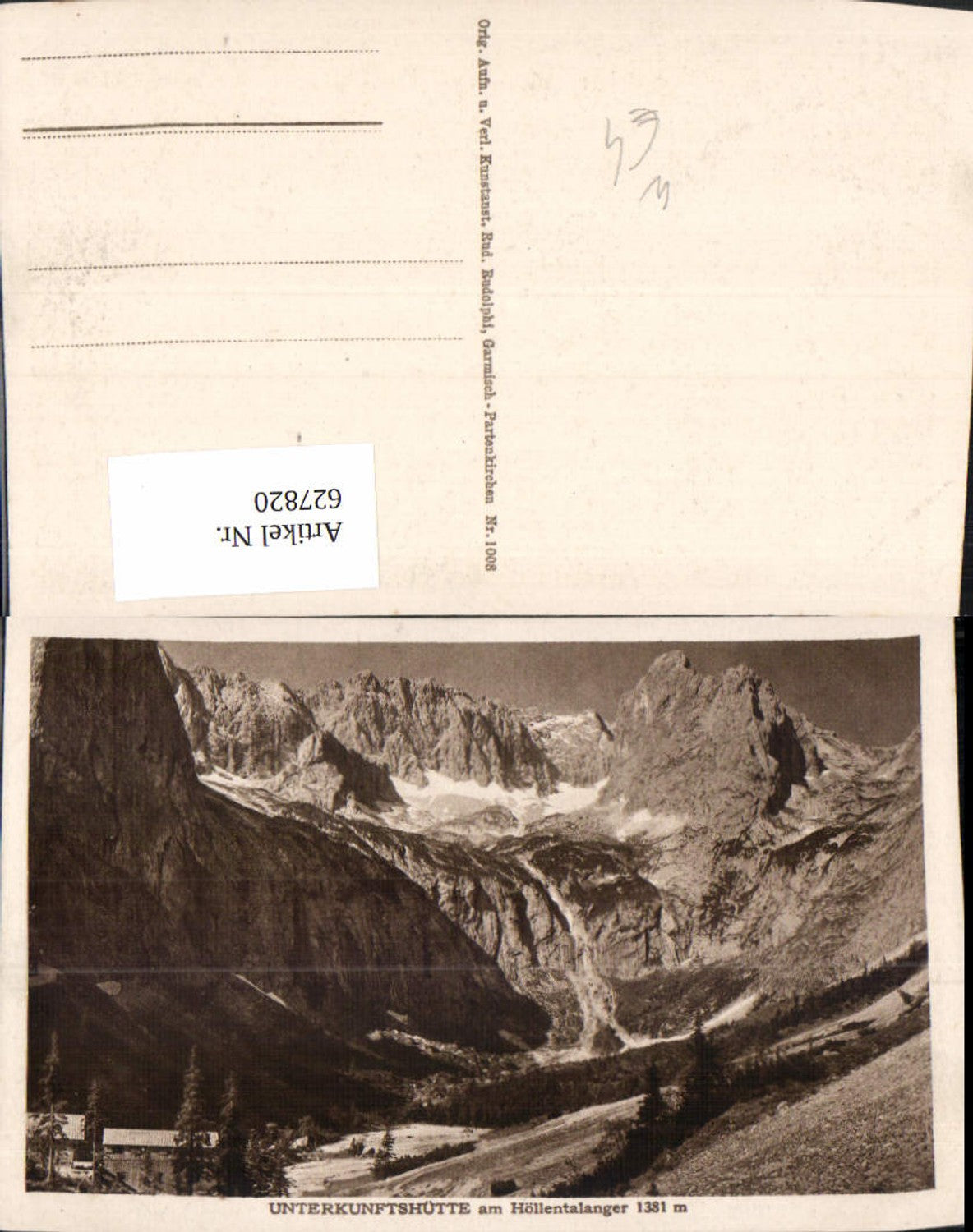 627820,Grainau Unterkunftshütte a. Höllentalanger Höllentalangerhütte