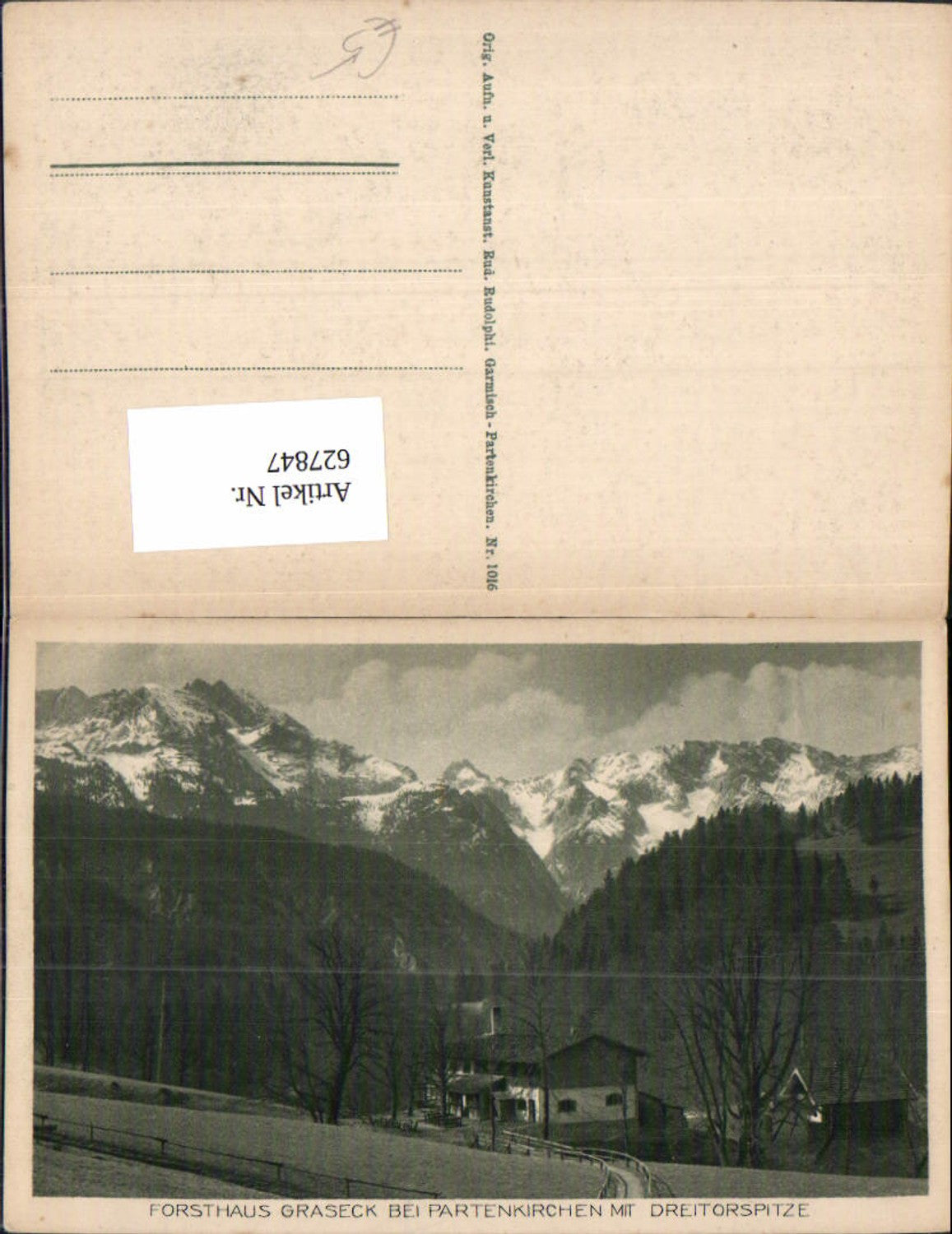 627847,Forsthaus Graseck near Partenkirchen with Dreitorspitze, Garmisch-Partenkirchen