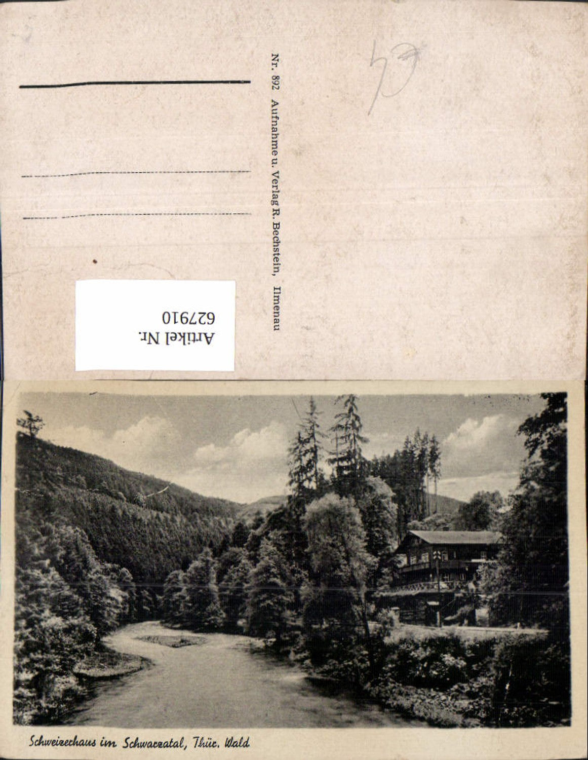 627910, Schweizerhaus i. Schwarzatal Thüringer Wald