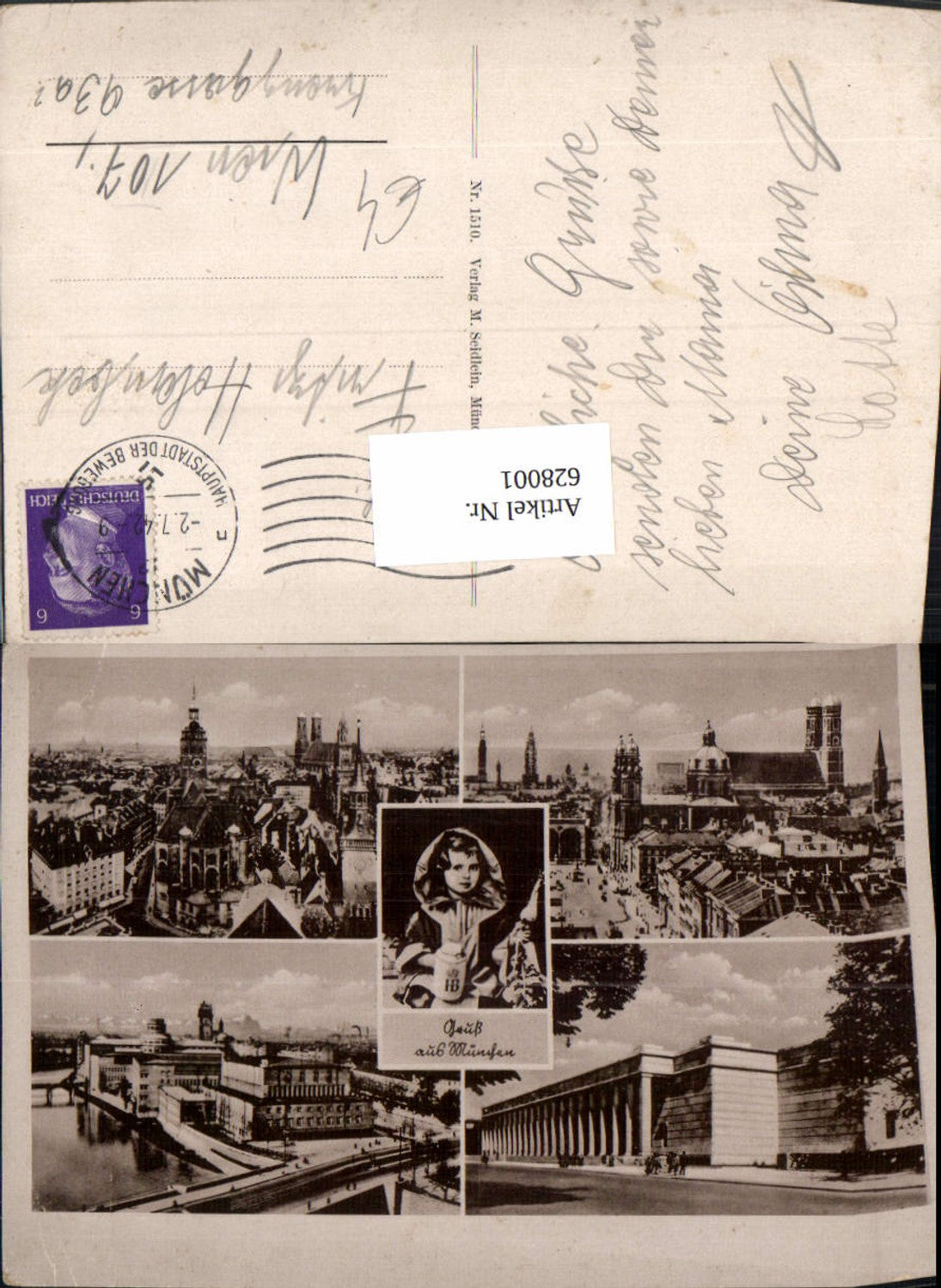 628001, Multi-image Ak Munich Münchner Kindl Beer