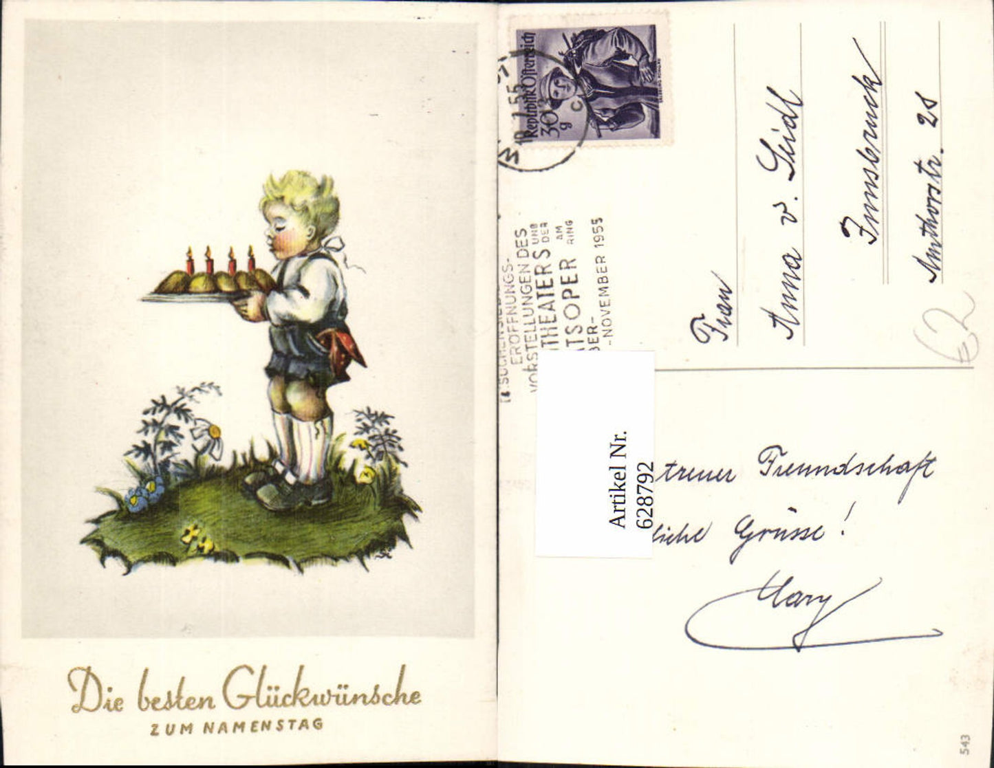 Alte Ansichtskarte – Old Postcard