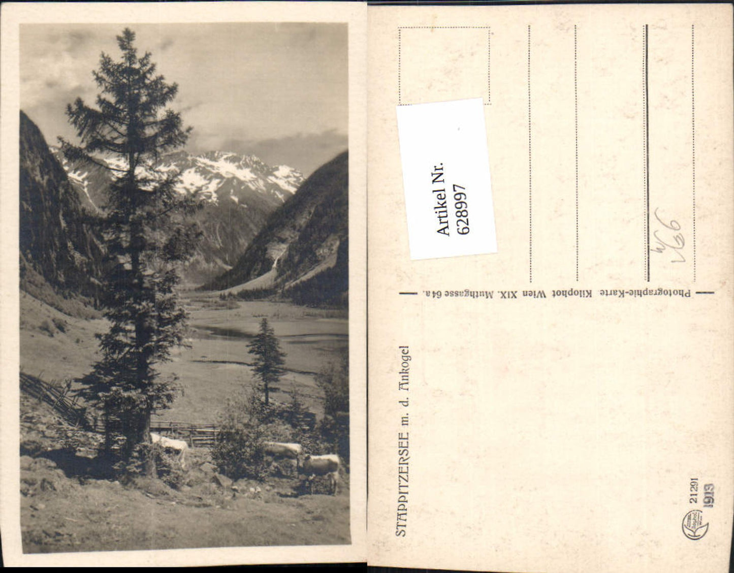 628997,Mallnitz Stappitzersee m. d. Ankogel pub Kilophot 21291