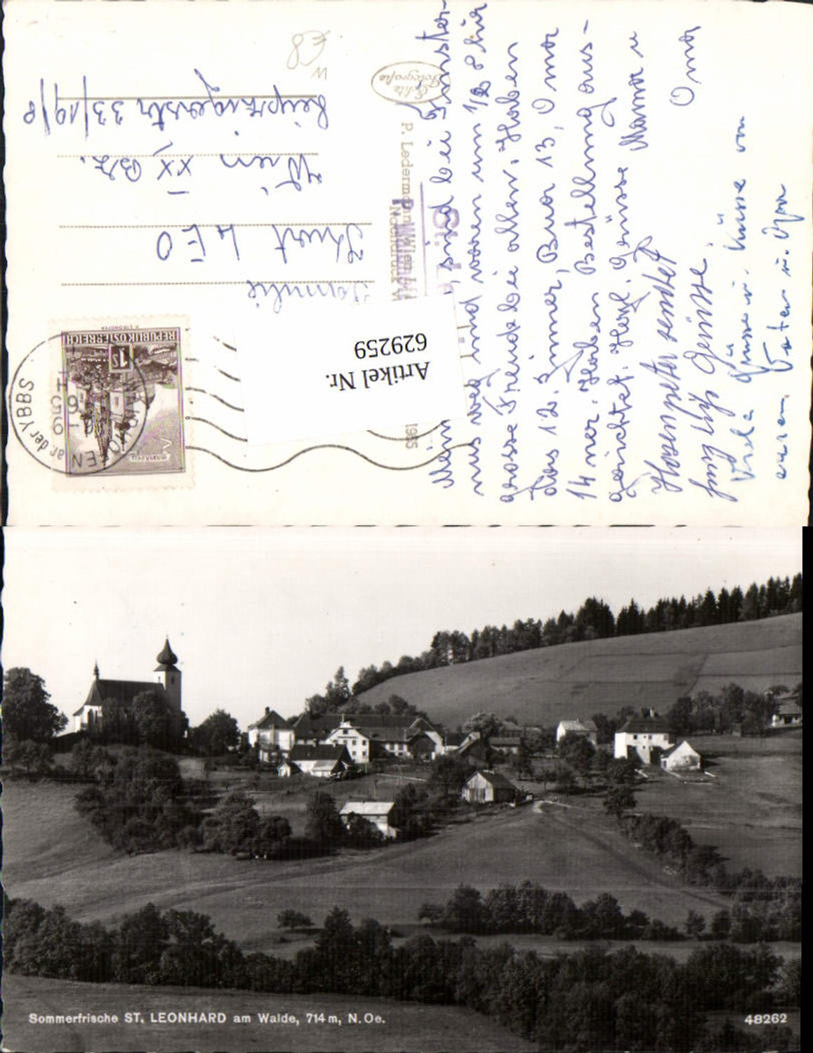 629259,Waidhofen an der Ybbs St. Leonhard am Walde