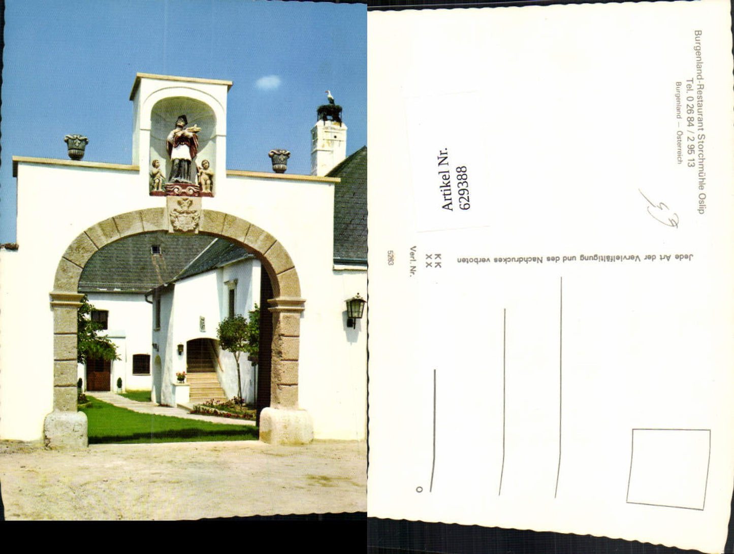 629388,Foto Ak Oslip Restaurant Storchenmühle