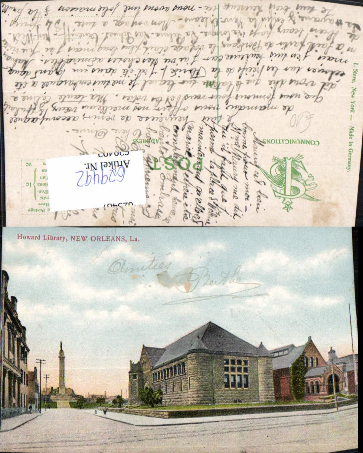 Alte Ansichtskarte – Old Postcard