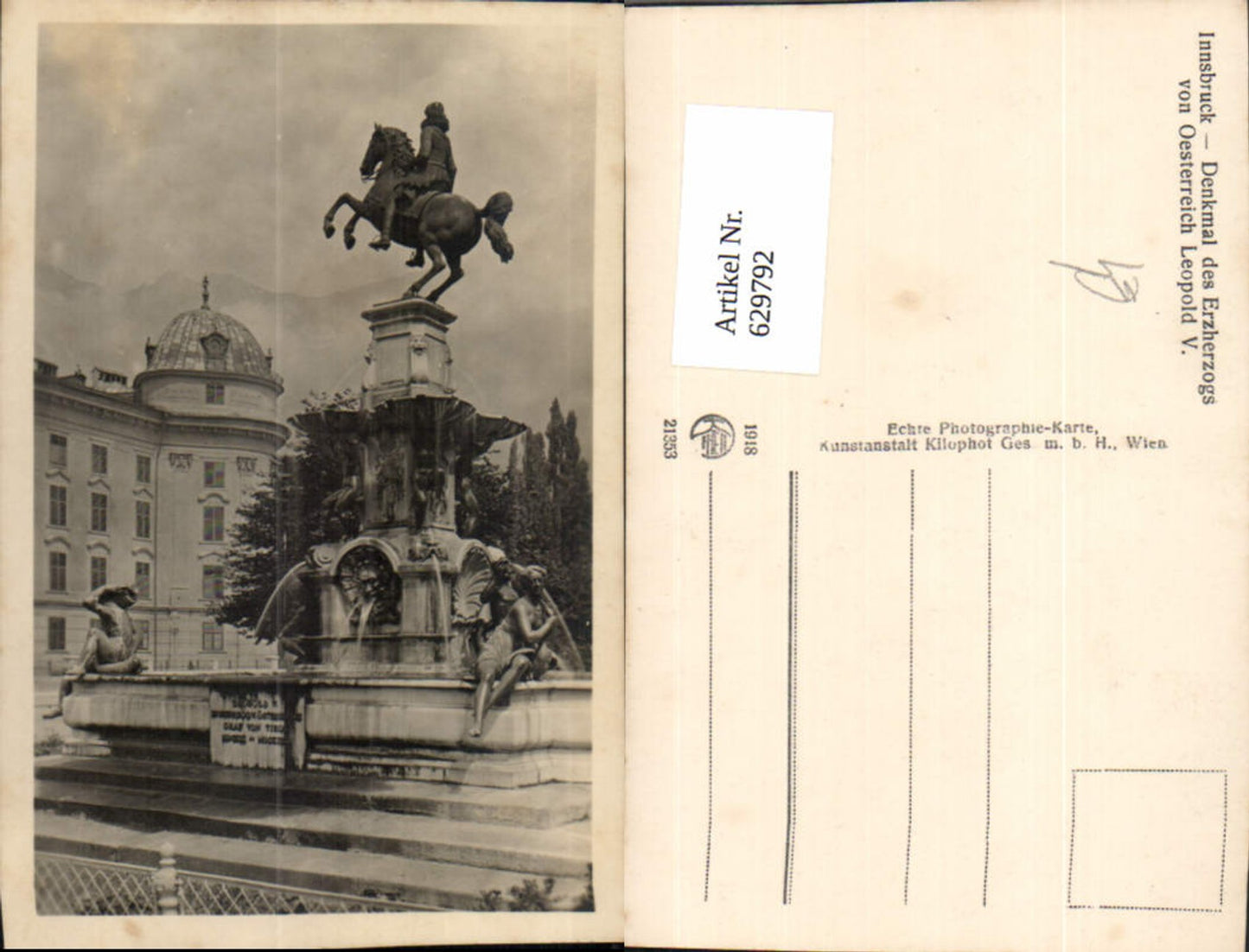 Alte Ansichtskarte – Old Postcard