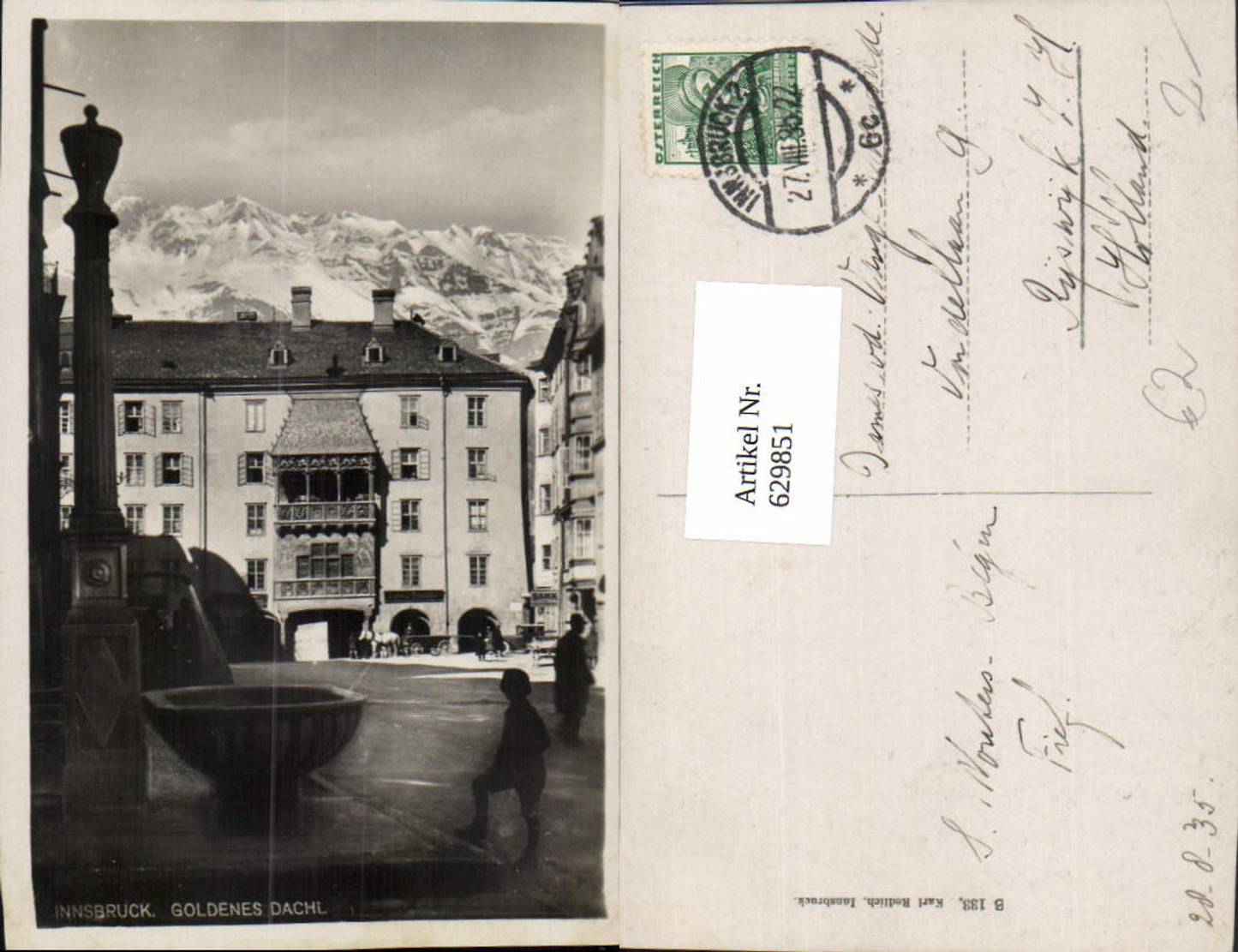 Alte Ansichtskarte – Old Postcard