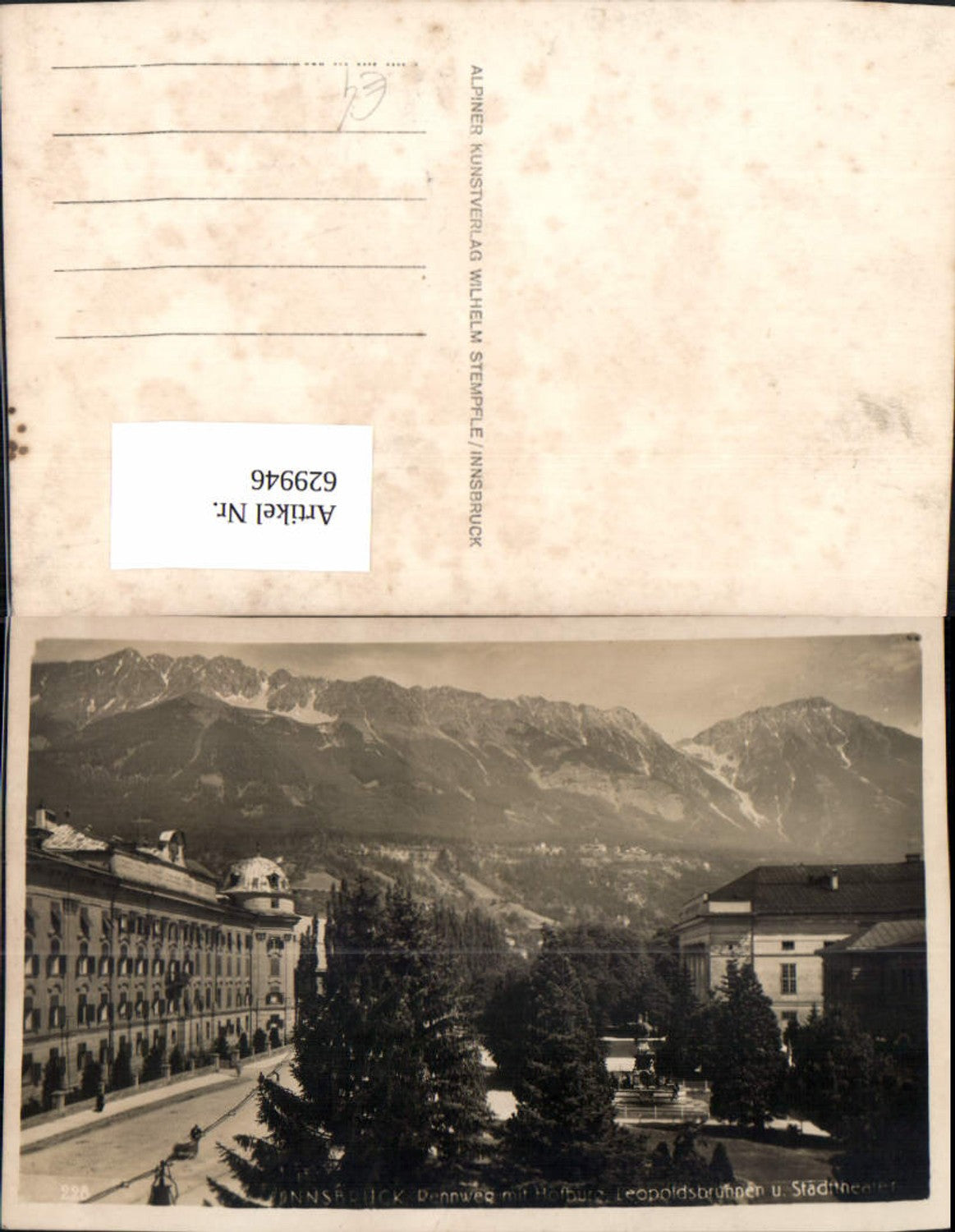 Alte Ansichtskarte – Old Postcard