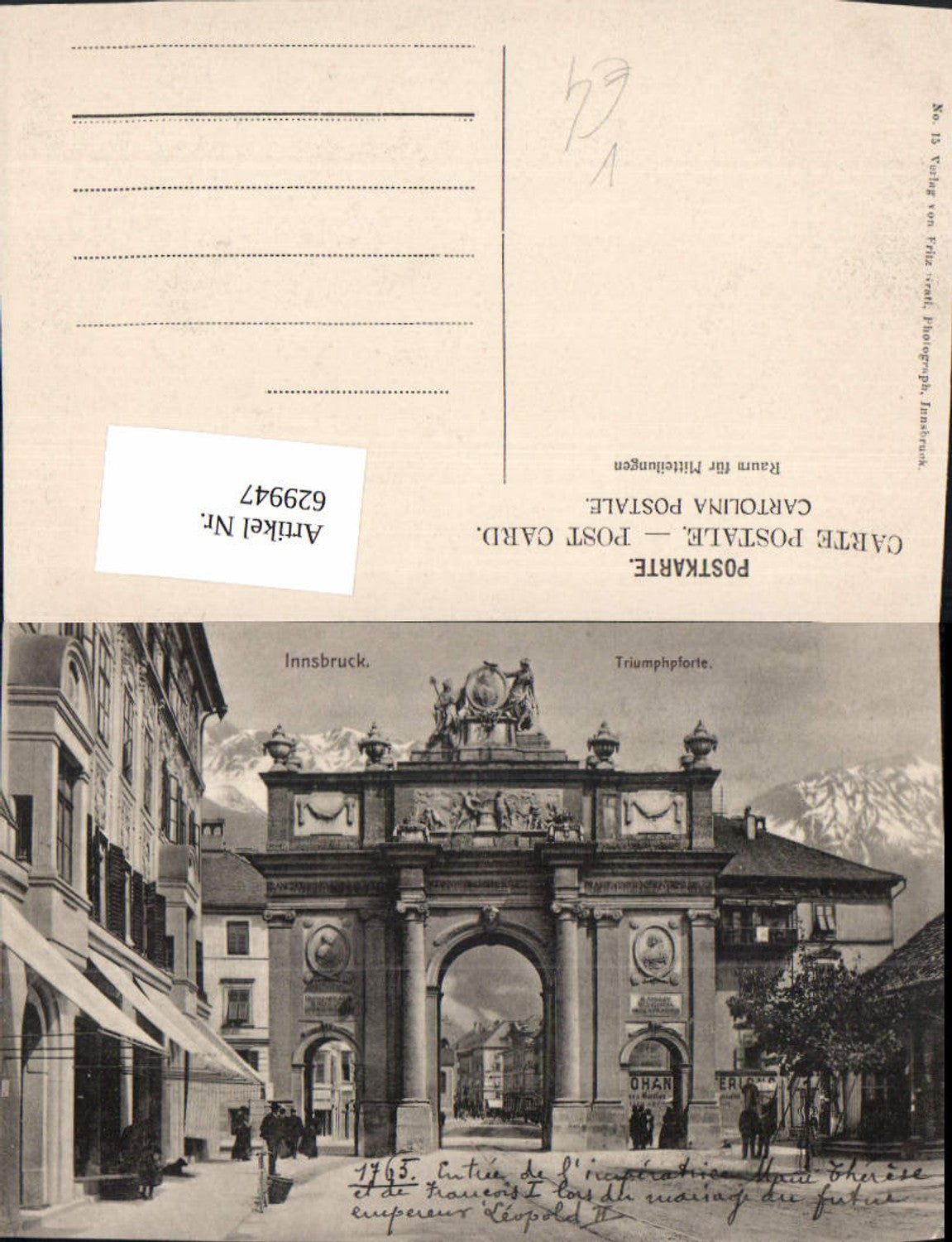 Alte Ansichtskarte – Old Postcard