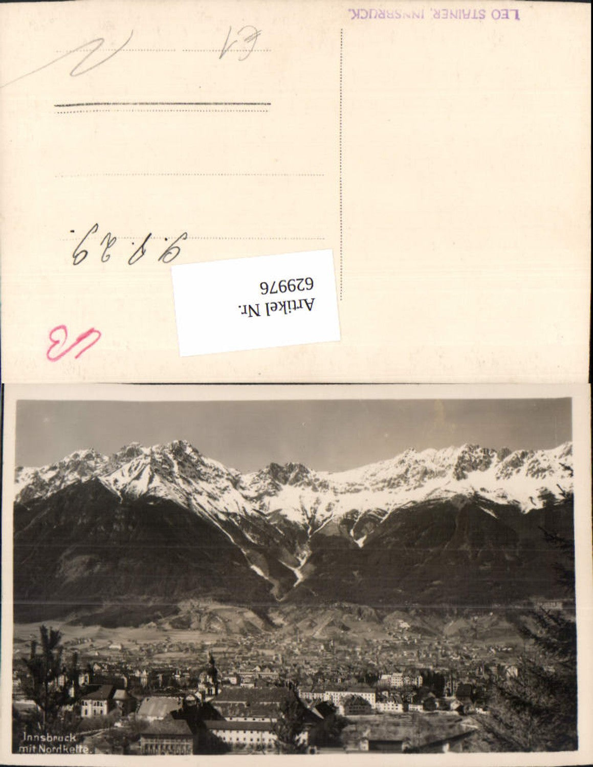 Alte Ansichtskarte – Old Postcard