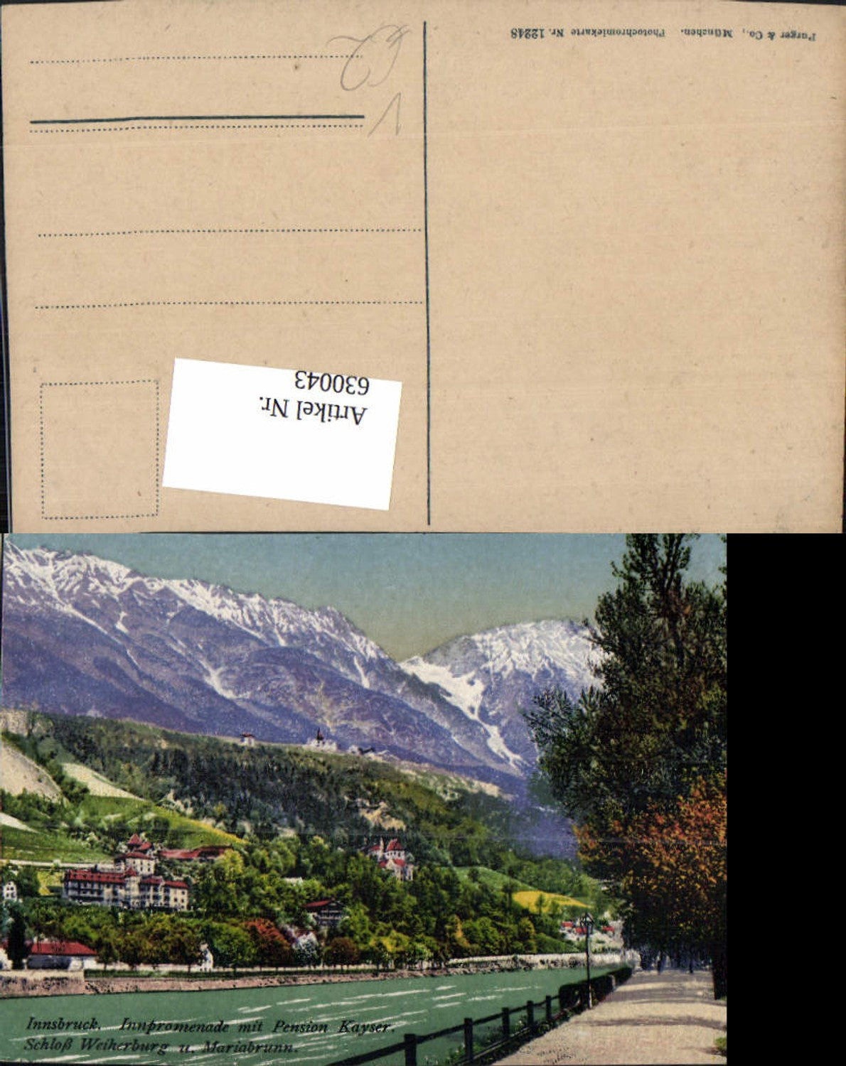 Alte Ansichtskarte – Old Postcard