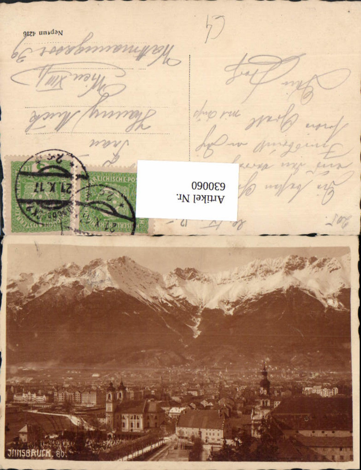 Alte Ansichtskarte – Old Postcard