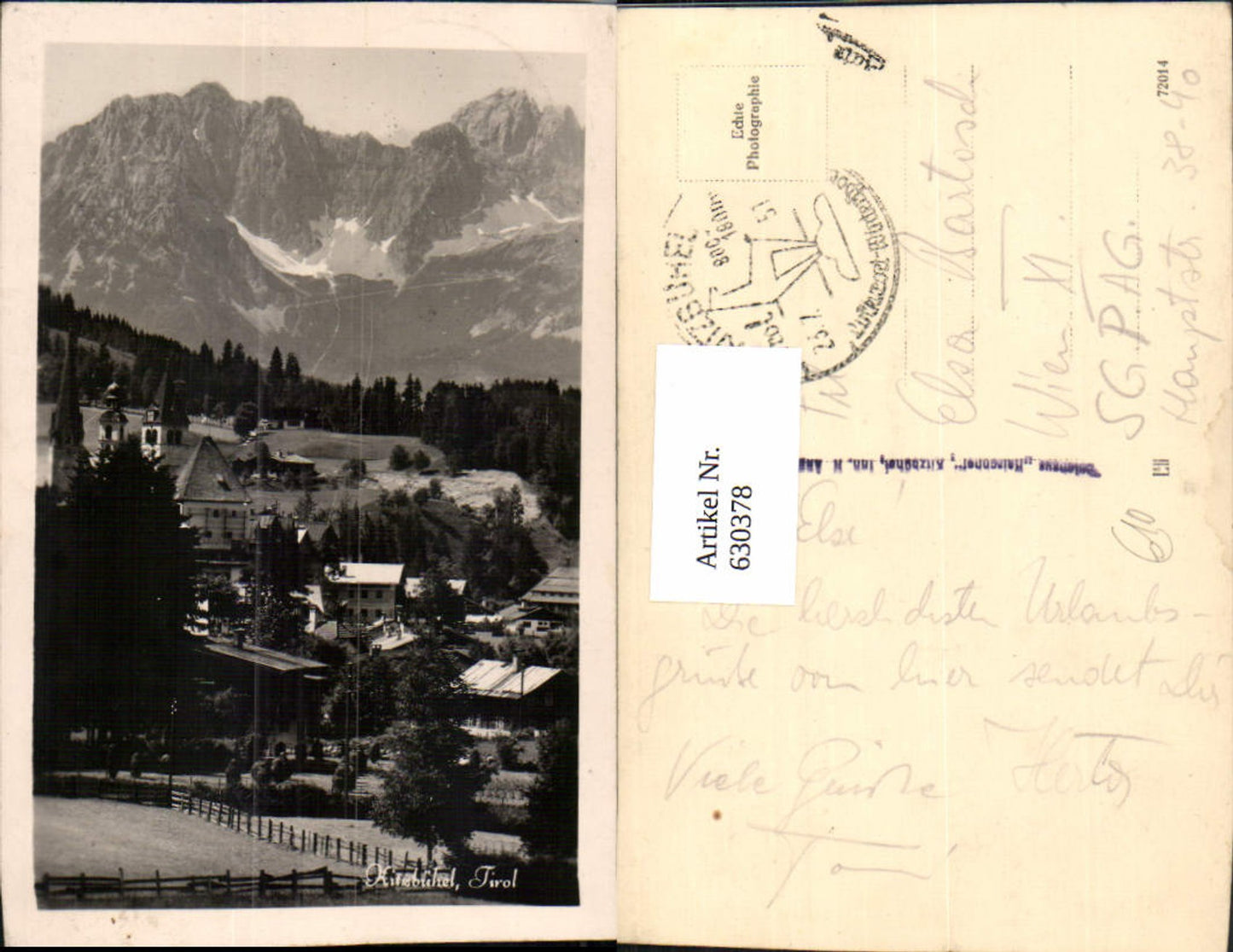 Alte Ansichtskarte – Old Postcard