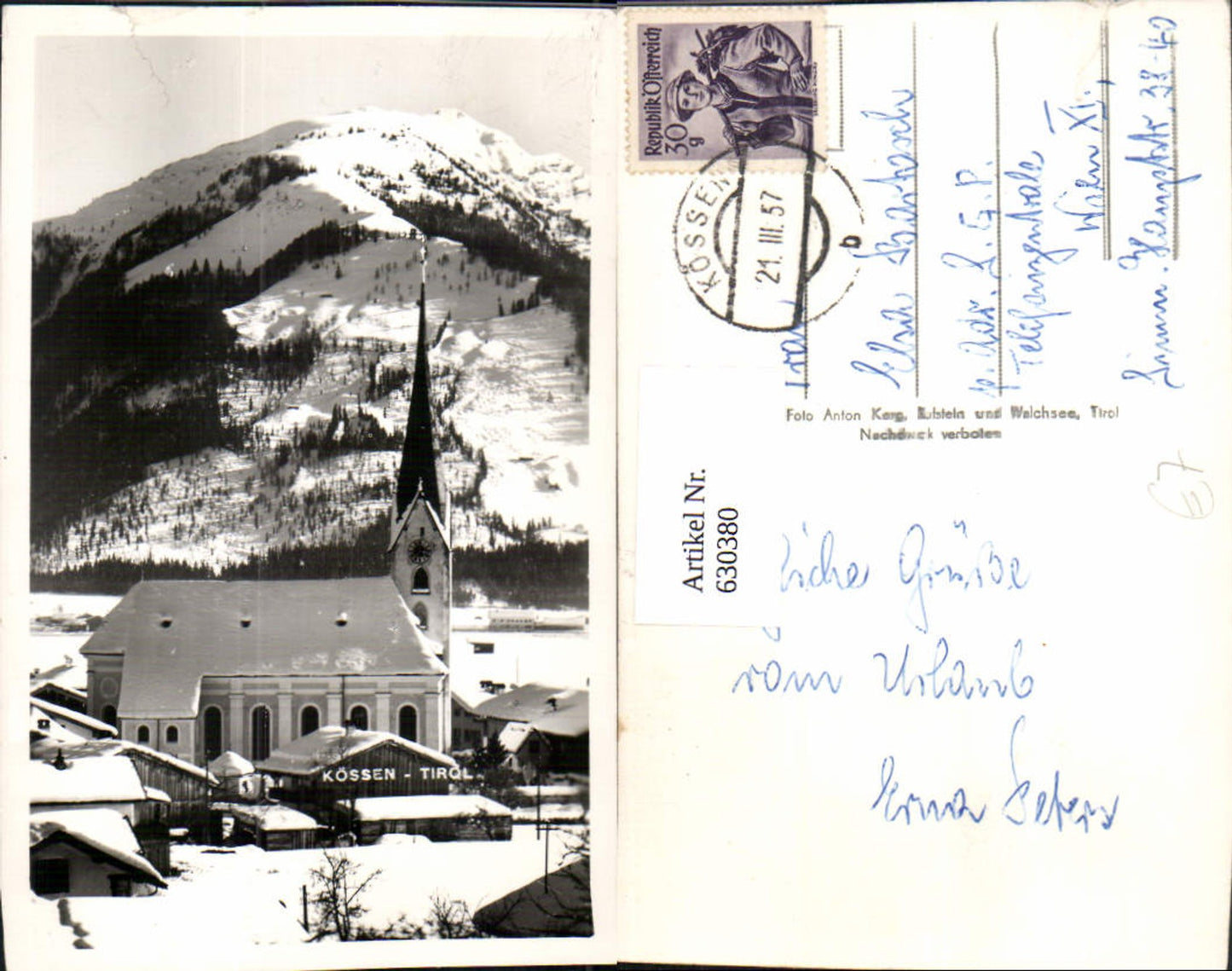 Alte Ansichtskarte – Old Postcard