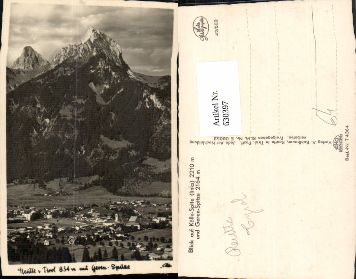 Alte Ansichtskarte – Old Postcard