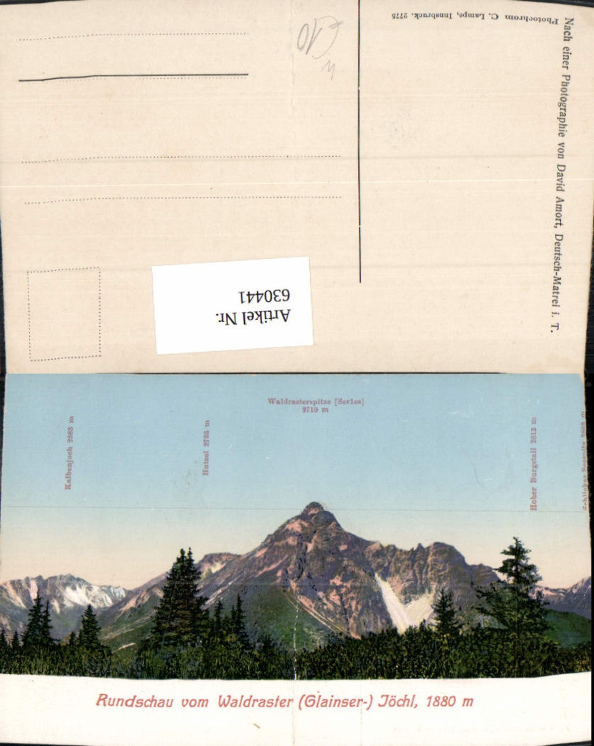 Alte Ansichtskarte – Old Postcard