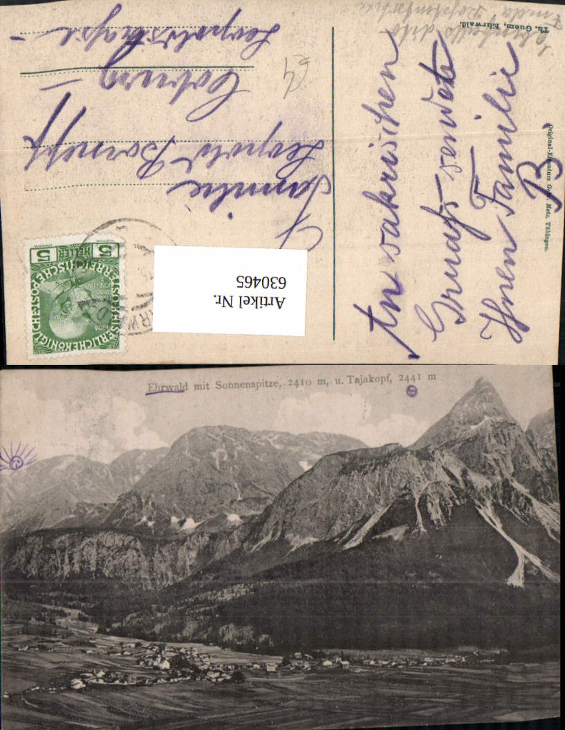 Alte Ansichtskarte – Old Postcard