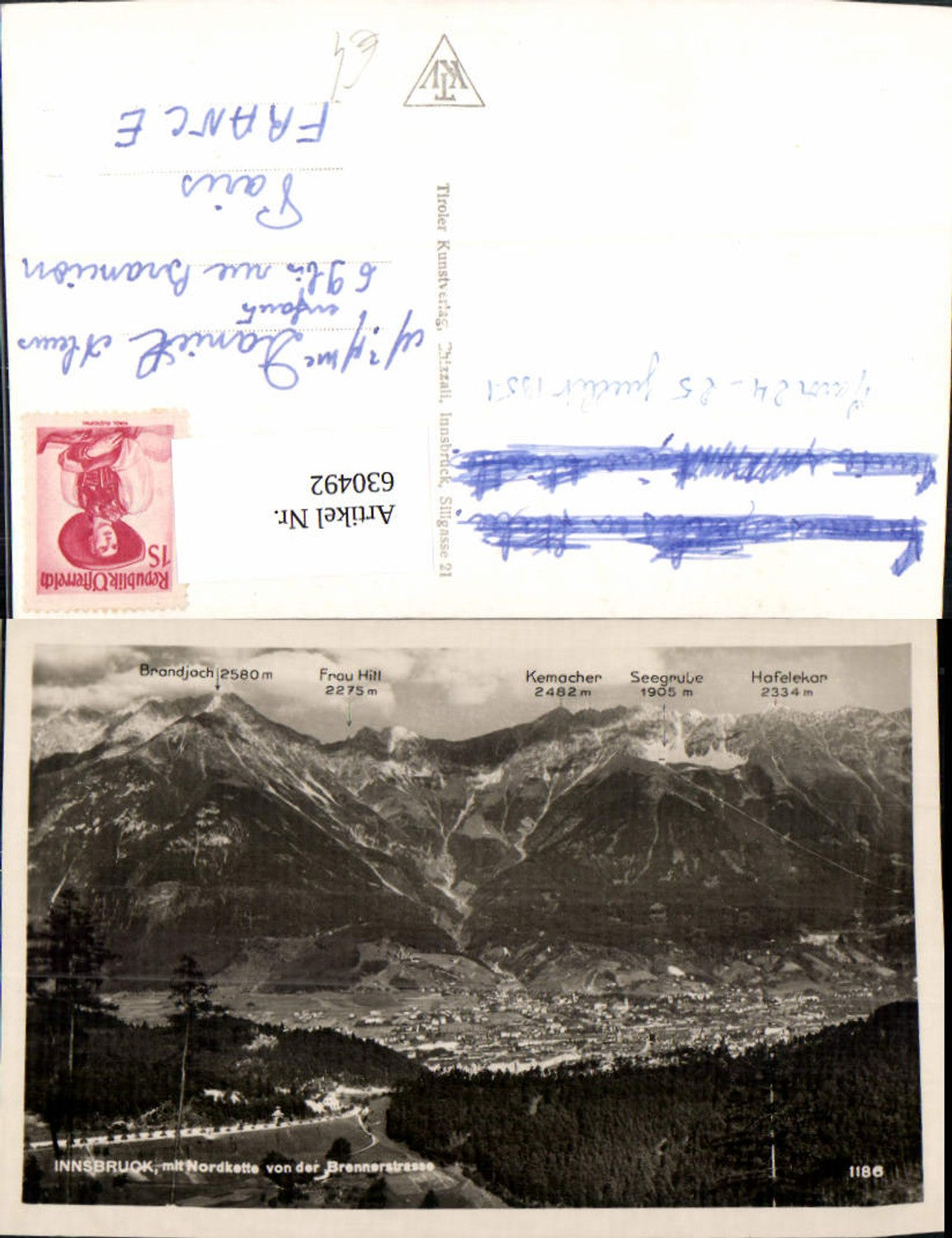 Alte Ansichtskarte – Old Postcard