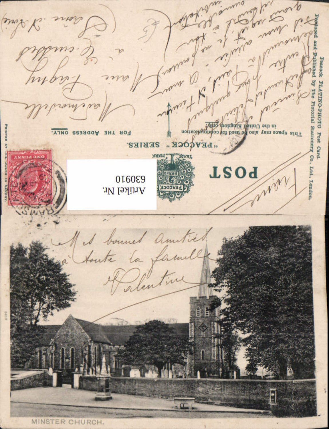 Alte Ansichtskarte – Old Postcard