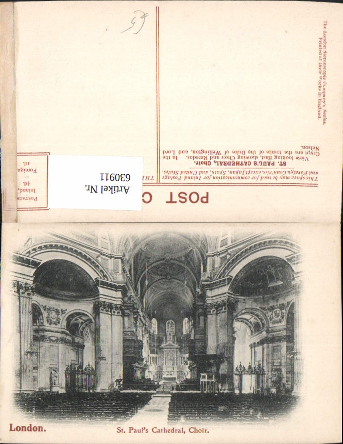 Alte Ansichtskarte – Old Postcard