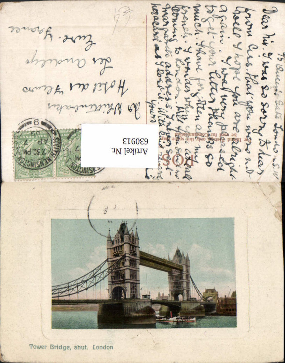 Alte Ansichtskarte – Old Postcard