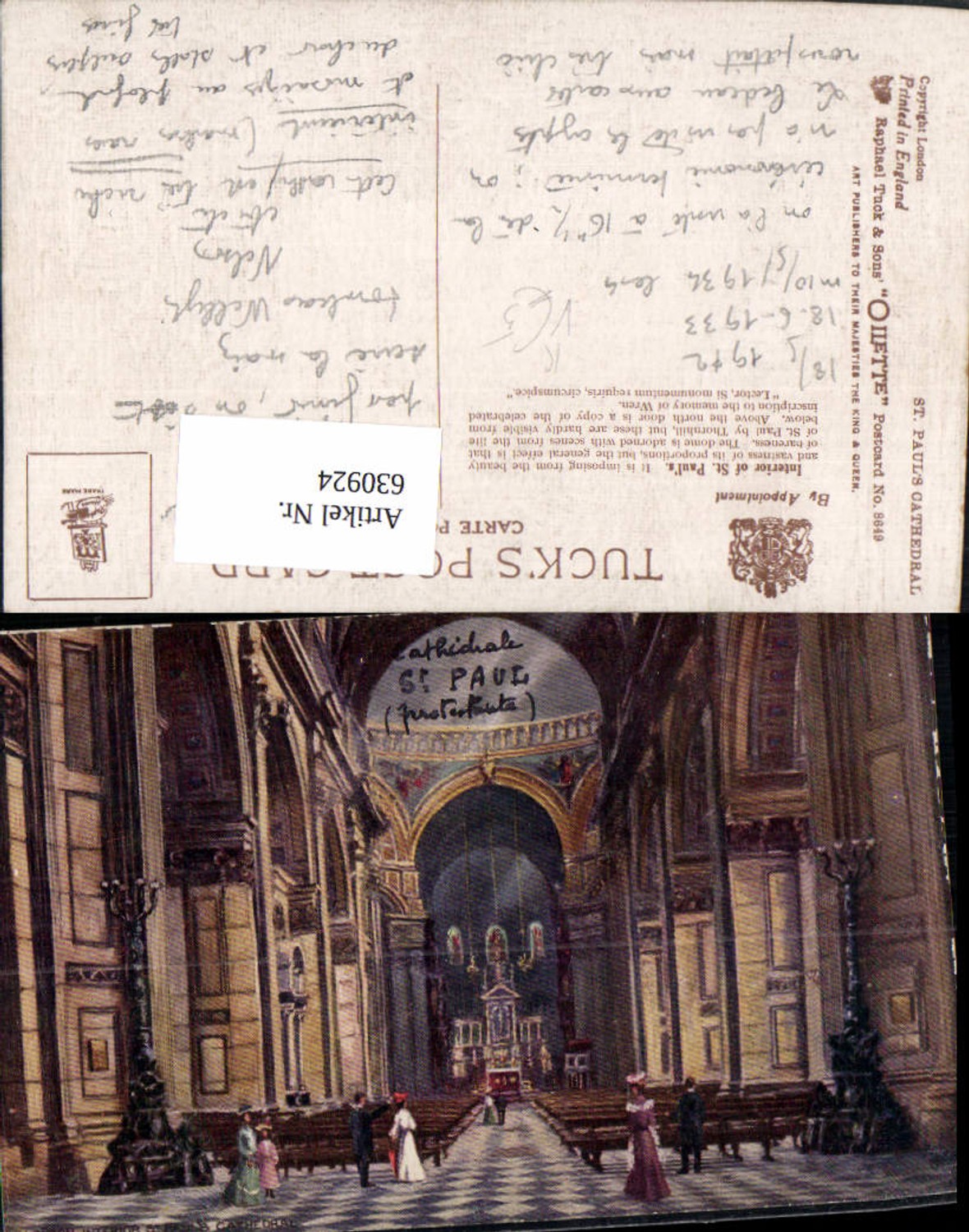 Alte Ansichtskarte – Old Postcard