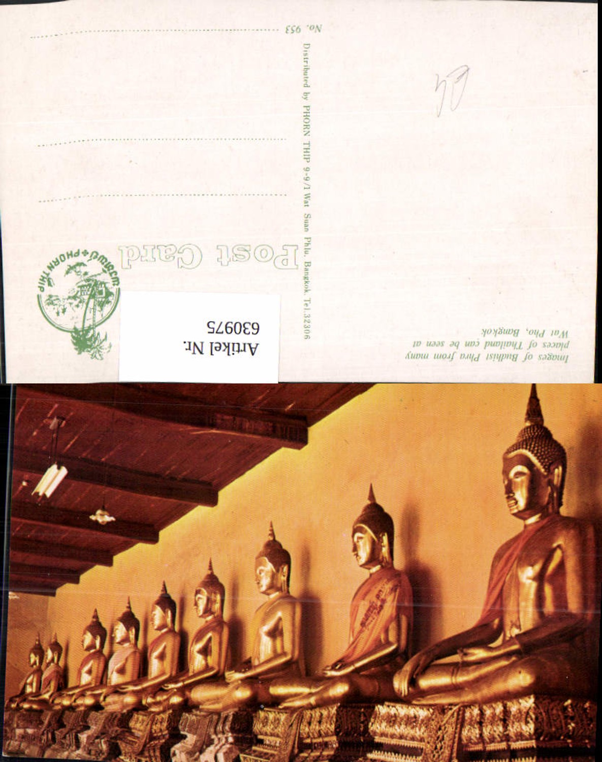 630975,Bangkok Wat Pho Images of Budhist Phra from many places of Thailand