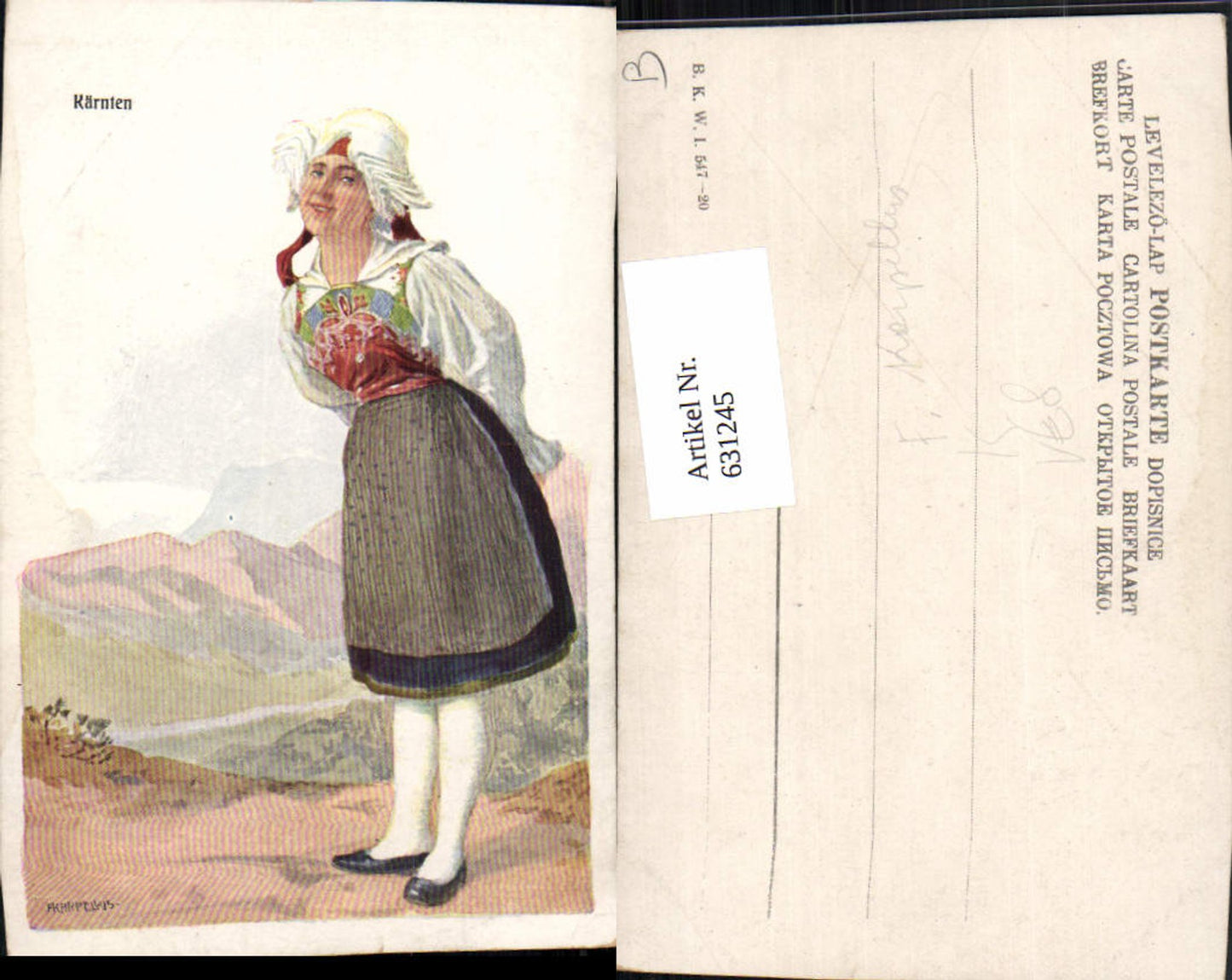 Alte Ansichtskarte – Old Postcard