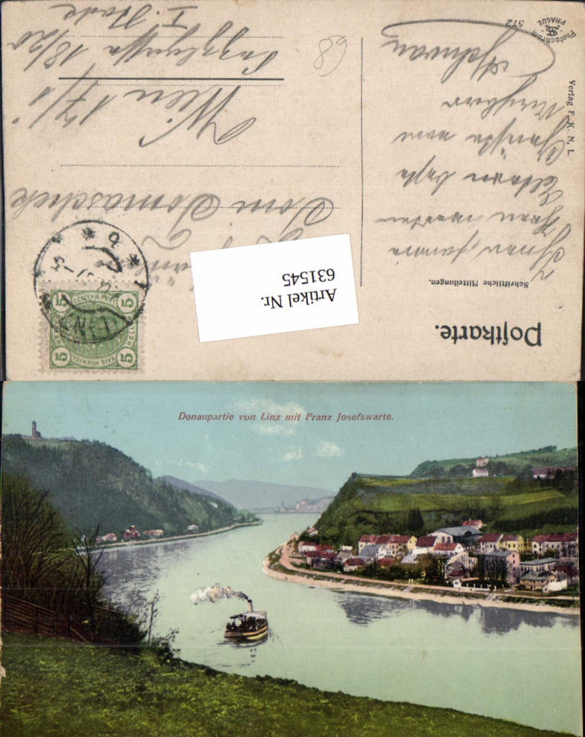 631545,Linz an der Donau Donaupartie Puchenau Franz Josefswarte