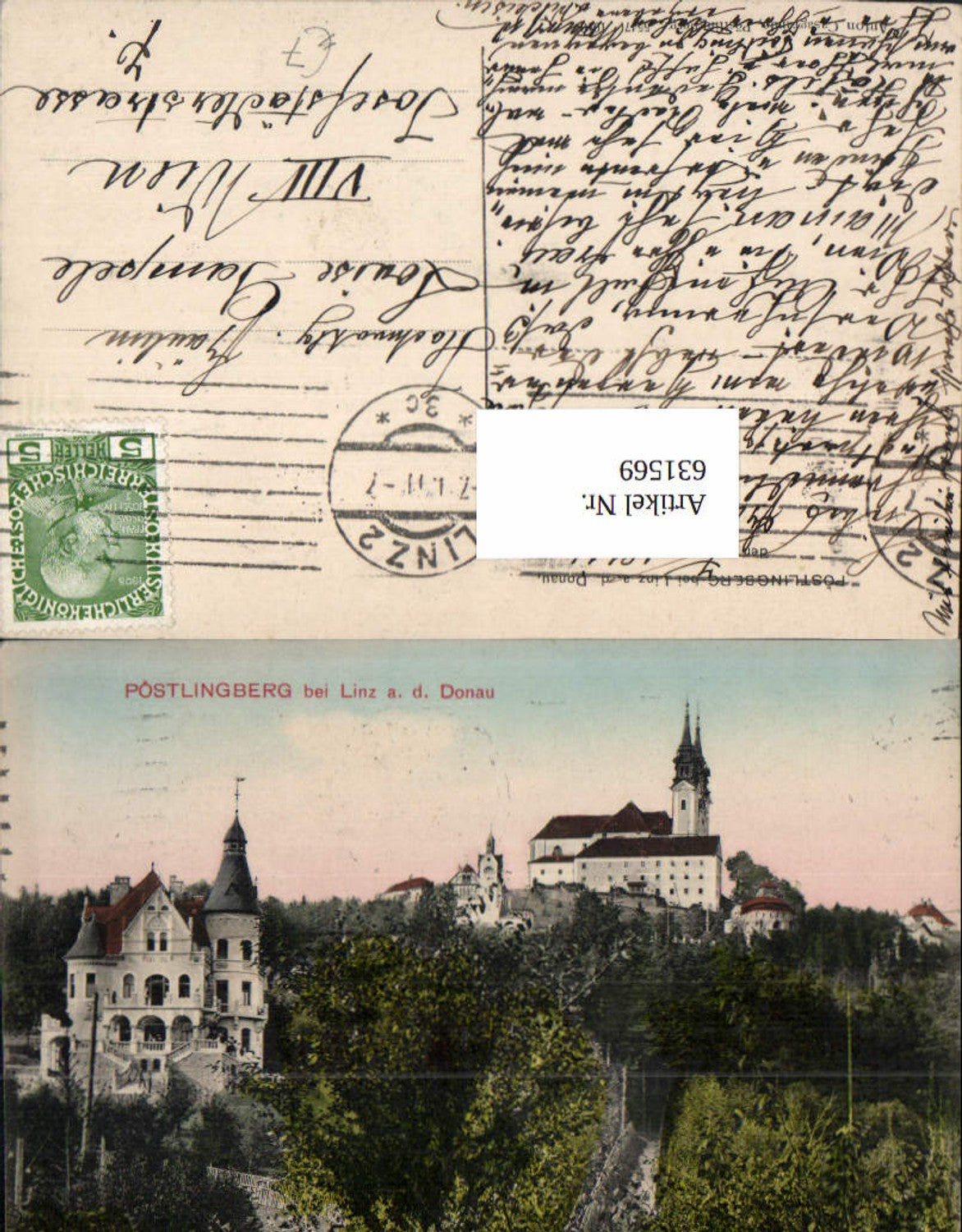 631569,Linz an der Donau Pöstlingberg Villa Partie