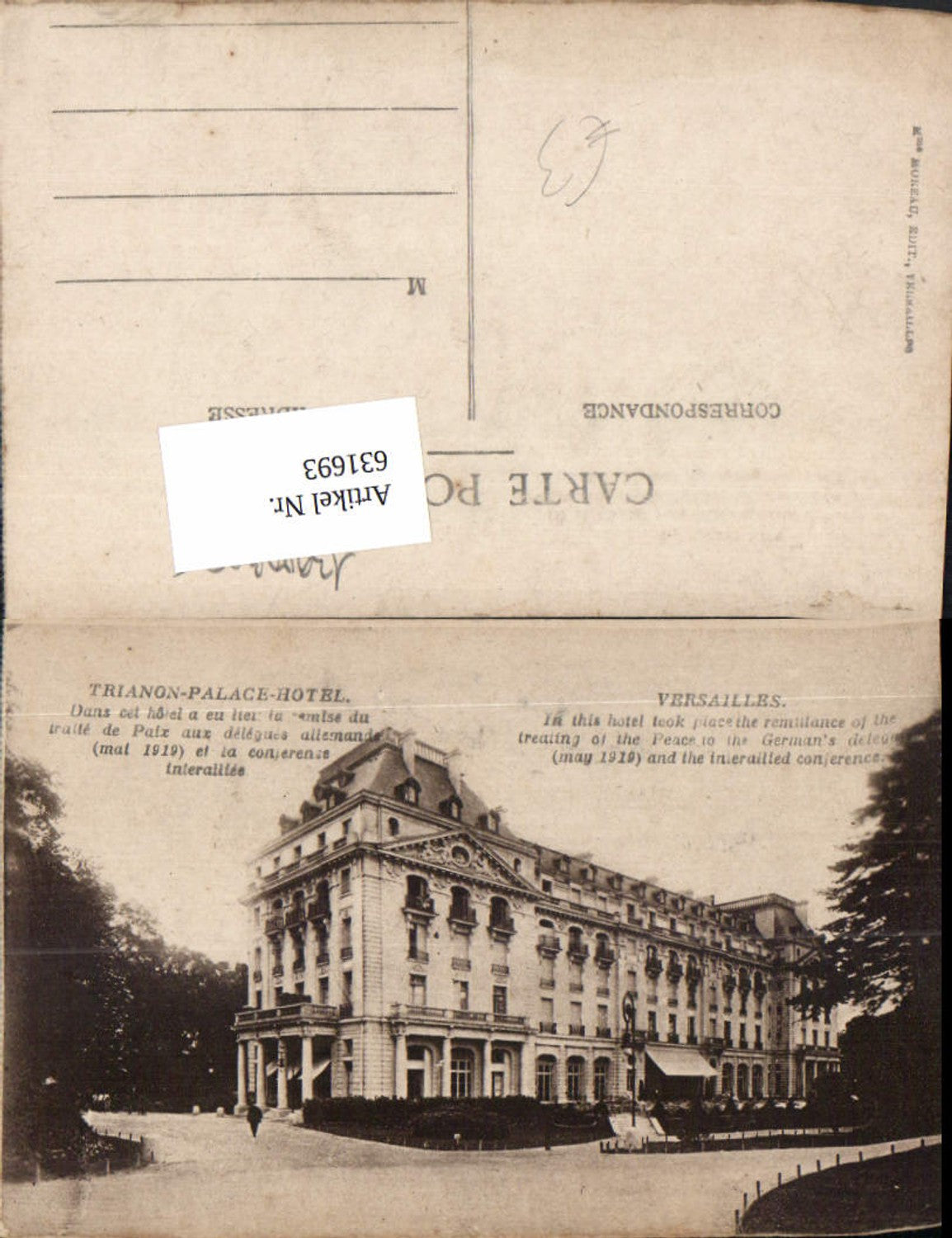 Alte Ansichtskarte – Old Postcard