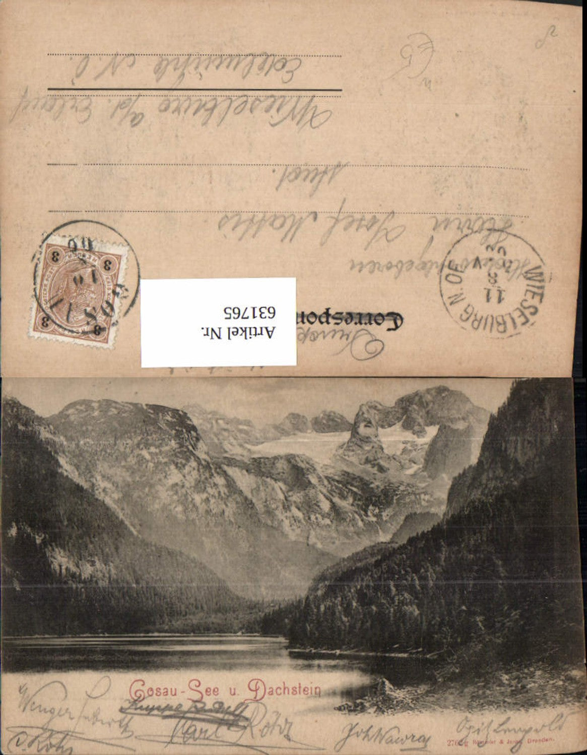 631765,Gosau Gosausee u. Dachstein