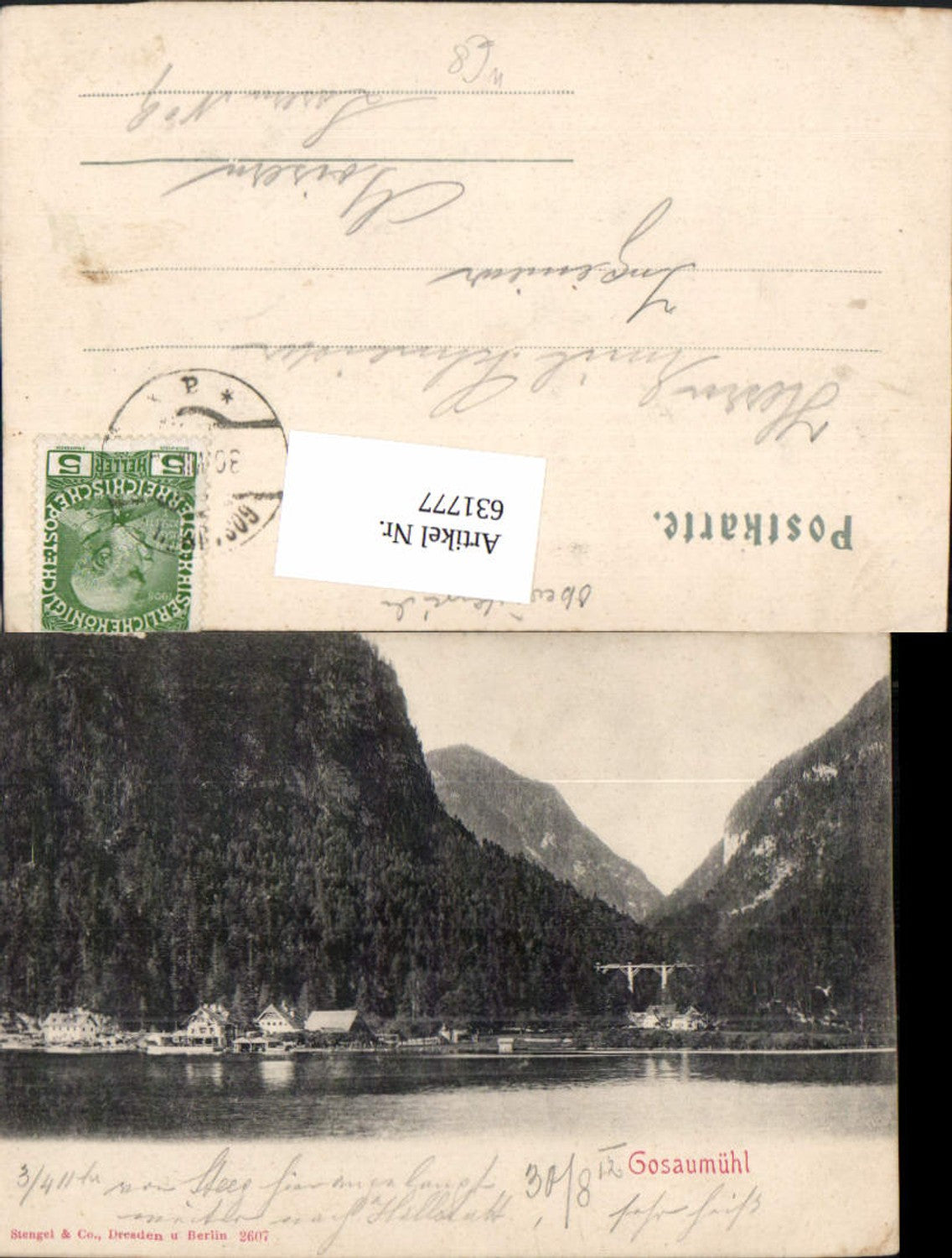 631777,Hallstatt Gosaumühl Gosaumühle