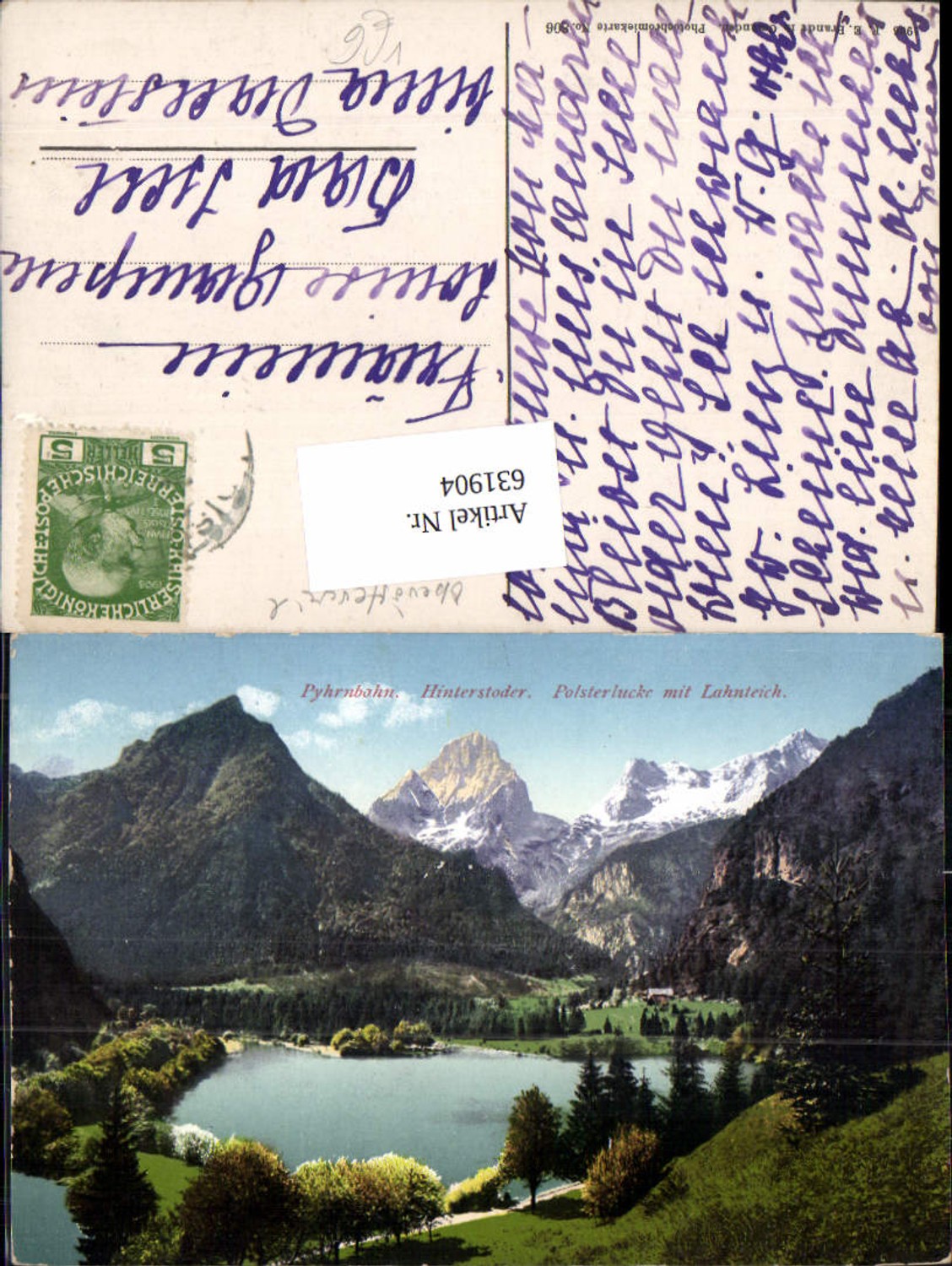 631904,Hinterstoder Polsterlucke Lahnteich pub Brandt 806