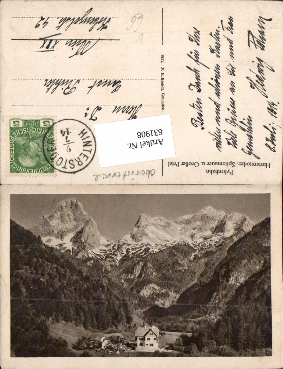 631908,Hinterstoder Pyhrnbahn Spitzmauer Großer Priel pub Brandt 0141